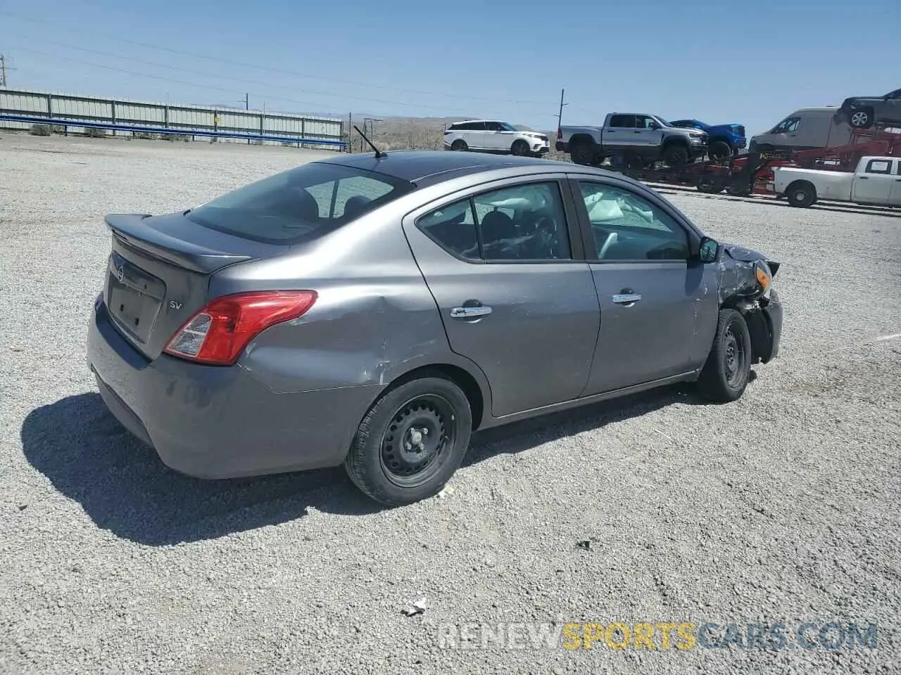3 Photograph of a damaged car 3N1CN7AP0KL840842 NISSAN VERSA 2019