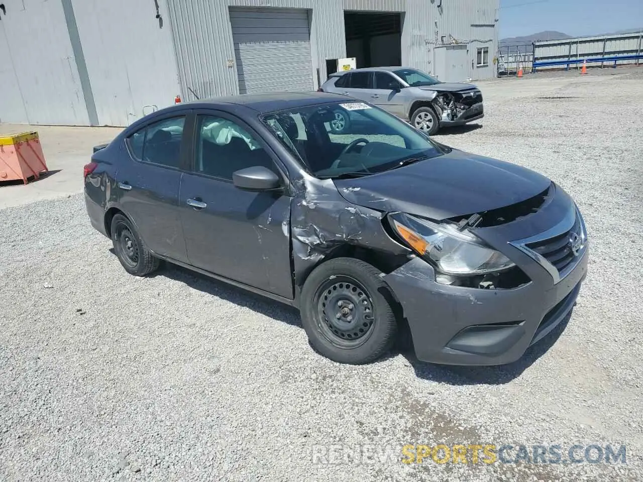 4 Photograph of a damaged car 3N1CN7AP0KL840842 NISSAN VERSA 2019