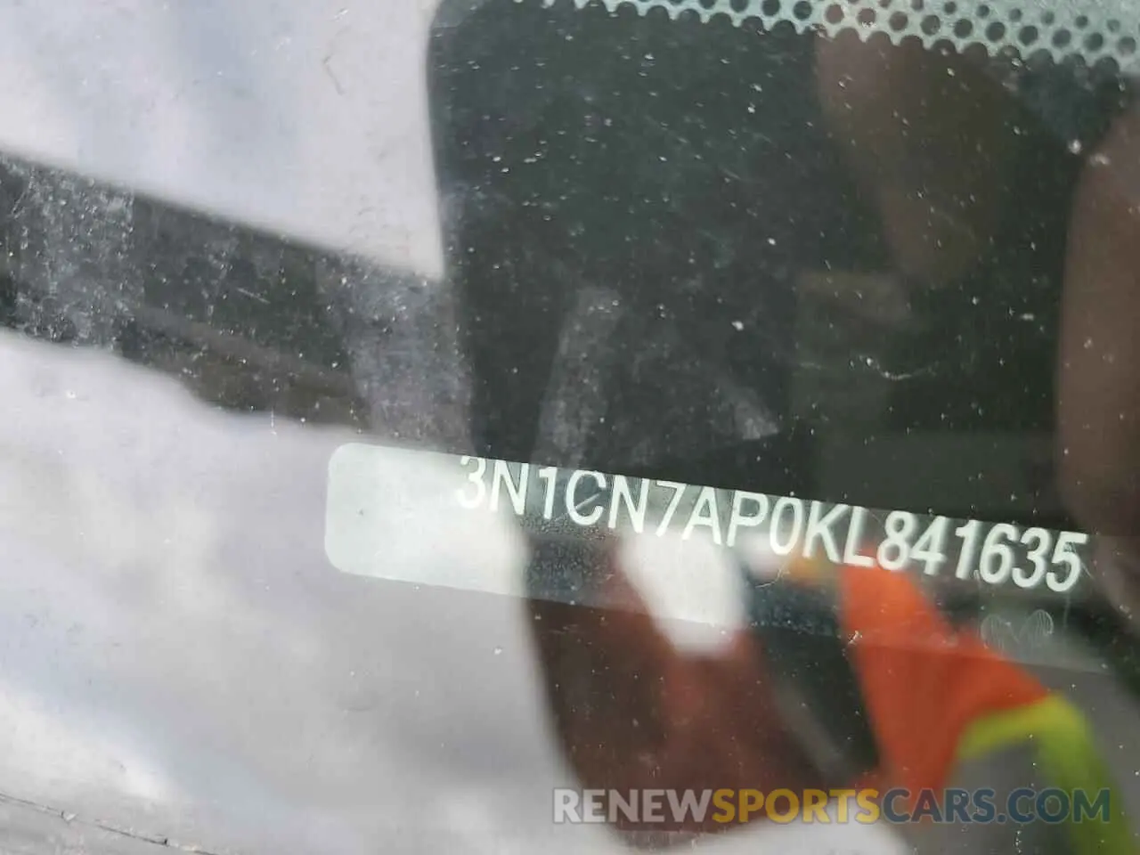 12 Photograph of a damaged car 3N1CN7AP0KL841635 NISSAN VERSA 2019