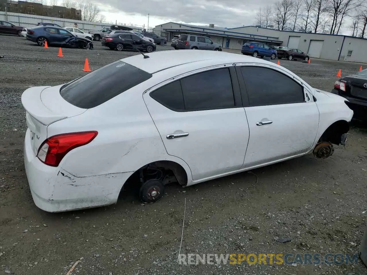 3 Photograph of a damaged car 3N1CN7AP0KL841635 NISSAN VERSA 2019