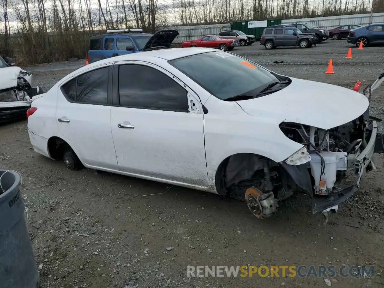 4 Photograph of a damaged car 3N1CN7AP0KL841635 NISSAN VERSA 2019