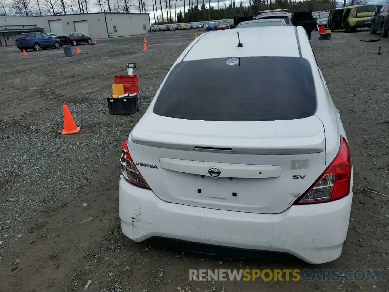 6 Photograph of a damaged car 3N1CN7AP0KL841635 NISSAN VERSA 2019