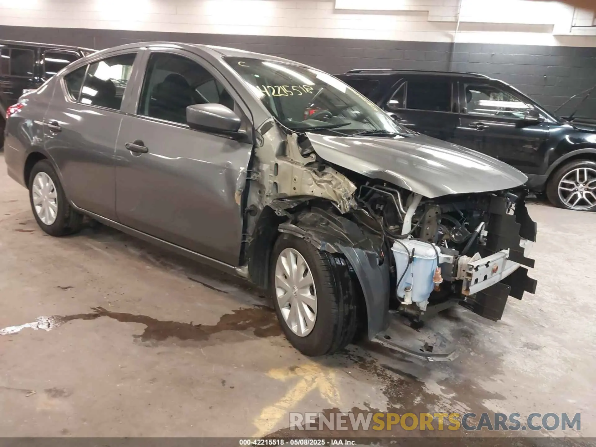 1 Photograph of a damaged car 3N1CN7AP0KL844180 NISSAN VERSA 2019