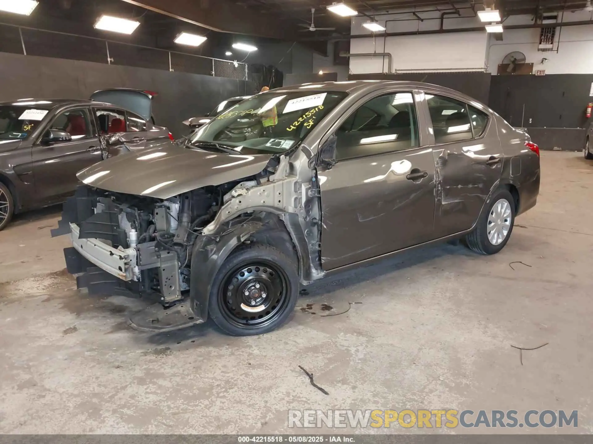 2 Photograph of a damaged car 3N1CN7AP0KL844180 NISSAN VERSA 2019