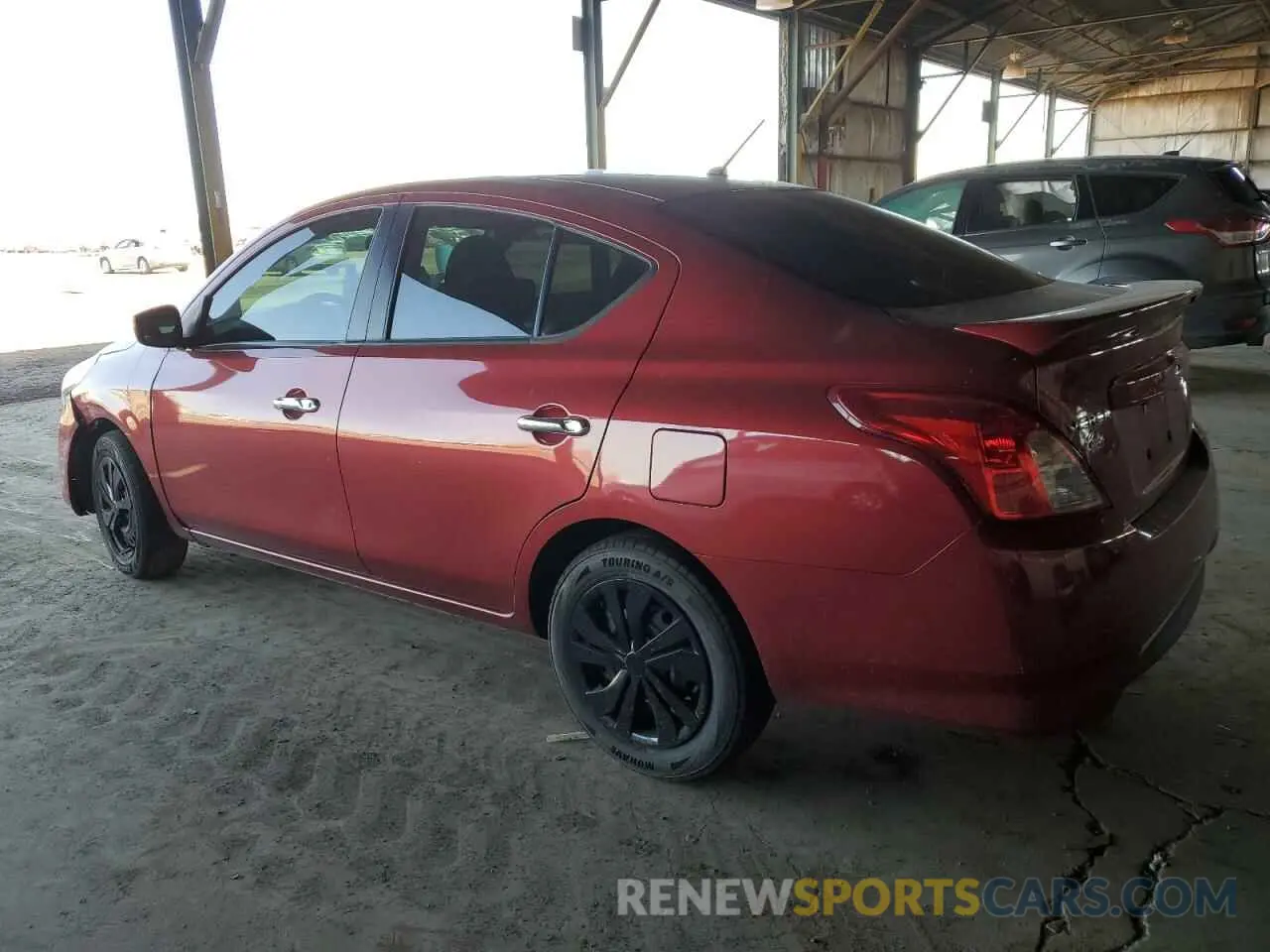 2 Photograph of a damaged car 3N1CN7AP0KL846138 NISSAN VERSA 2019