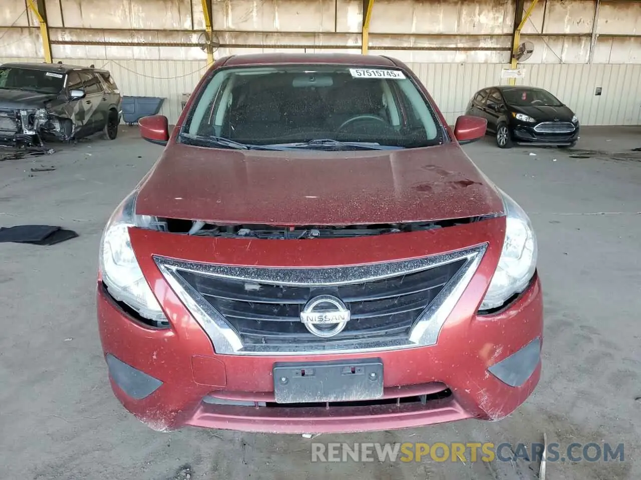 5 Photograph of a damaged car 3N1CN7AP0KL846138 NISSAN VERSA 2019