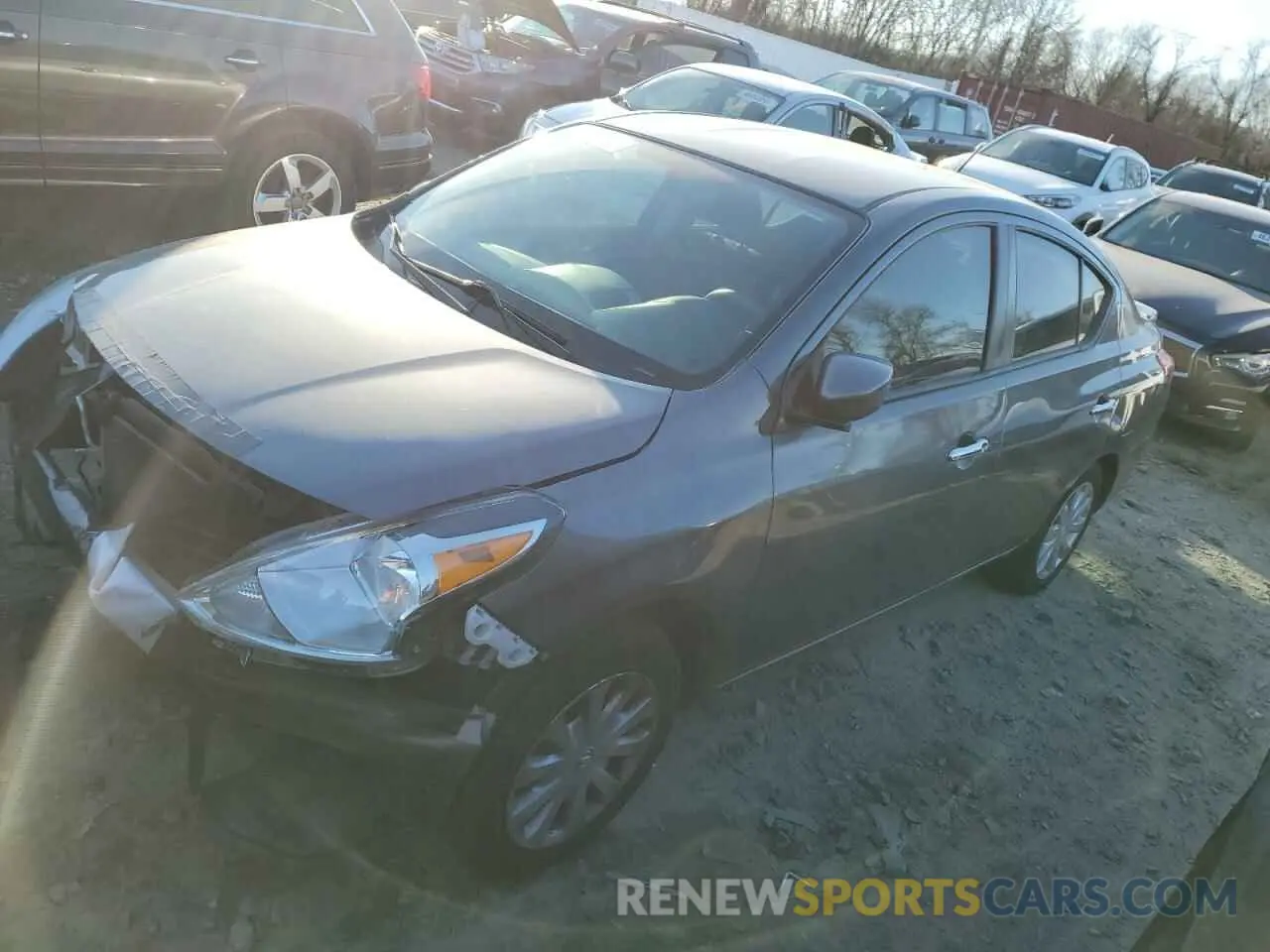 1 Photograph of a damaged car 3N1CN7AP0KL847144 NISSAN VERSA 2019