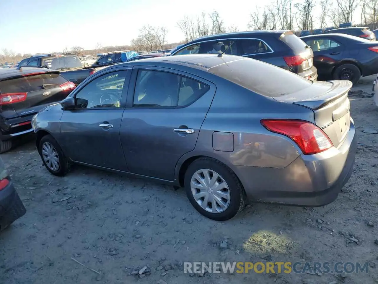 2 Photograph of a damaged car 3N1CN7AP0KL847144 NISSAN VERSA 2019