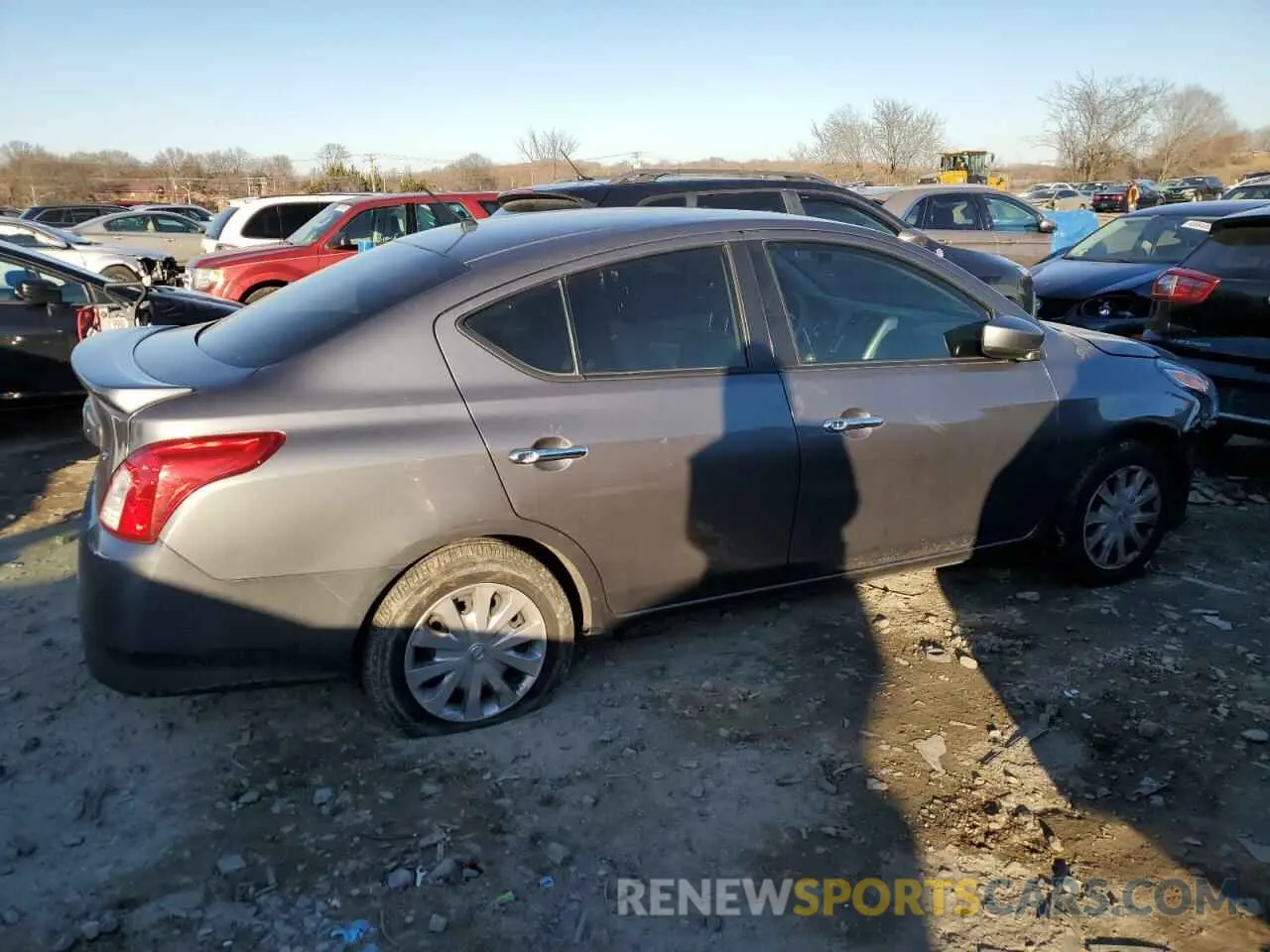 3 Photograph of a damaged car 3N1CN7AP0KL847144 NISSAN VERSA 2019