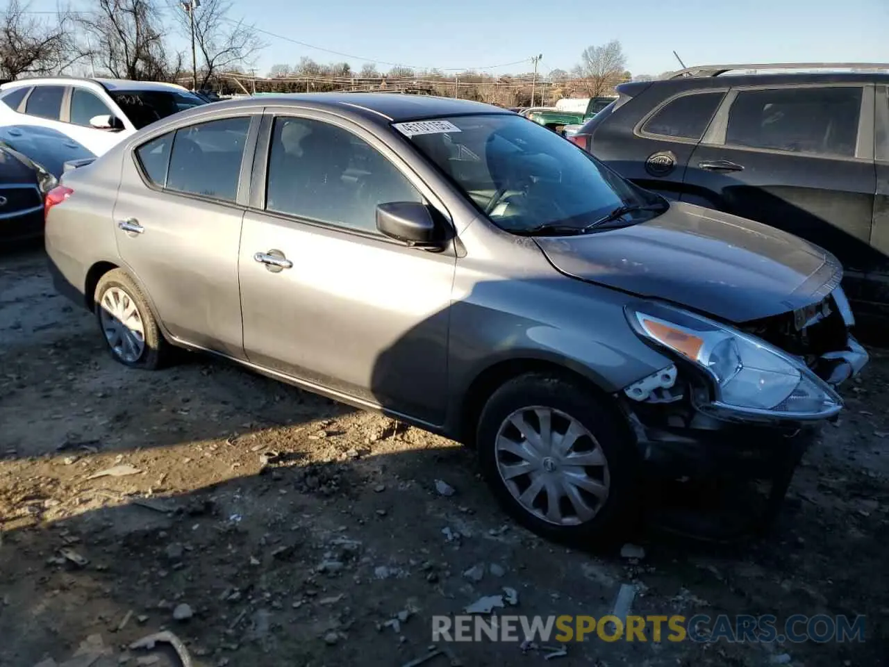 4 Photograph of a damaged car 3N1CN7AP0KL847144 NISSAN VERSA 2019