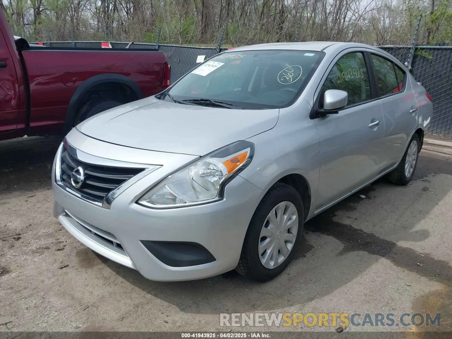 2 Photograph of a damaged car 3N1CN7AP0KL851114 NISSAN VERSA 2019