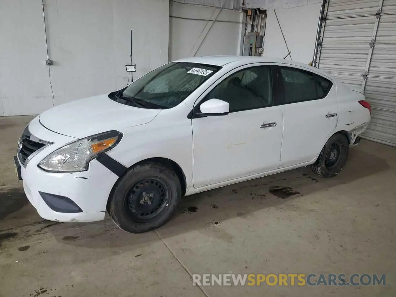 1 Photograph of a damaged car 3N1CN7AP0KL852537 NISSAN VERSA 2019