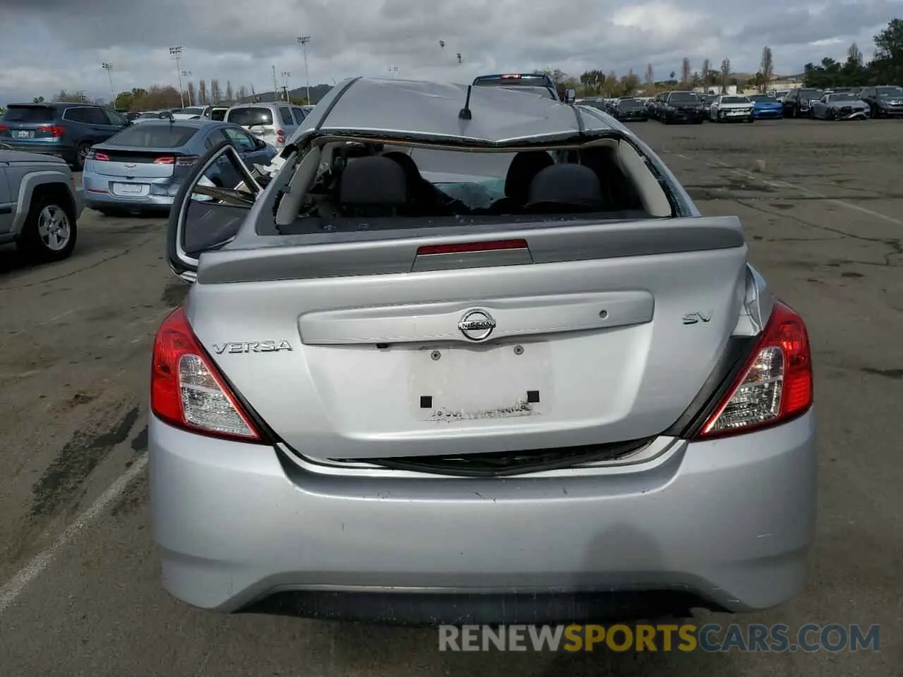 6 Photograph of a damaged car 3N1CN7AP0KL859066 NISSAN VERSA 2019