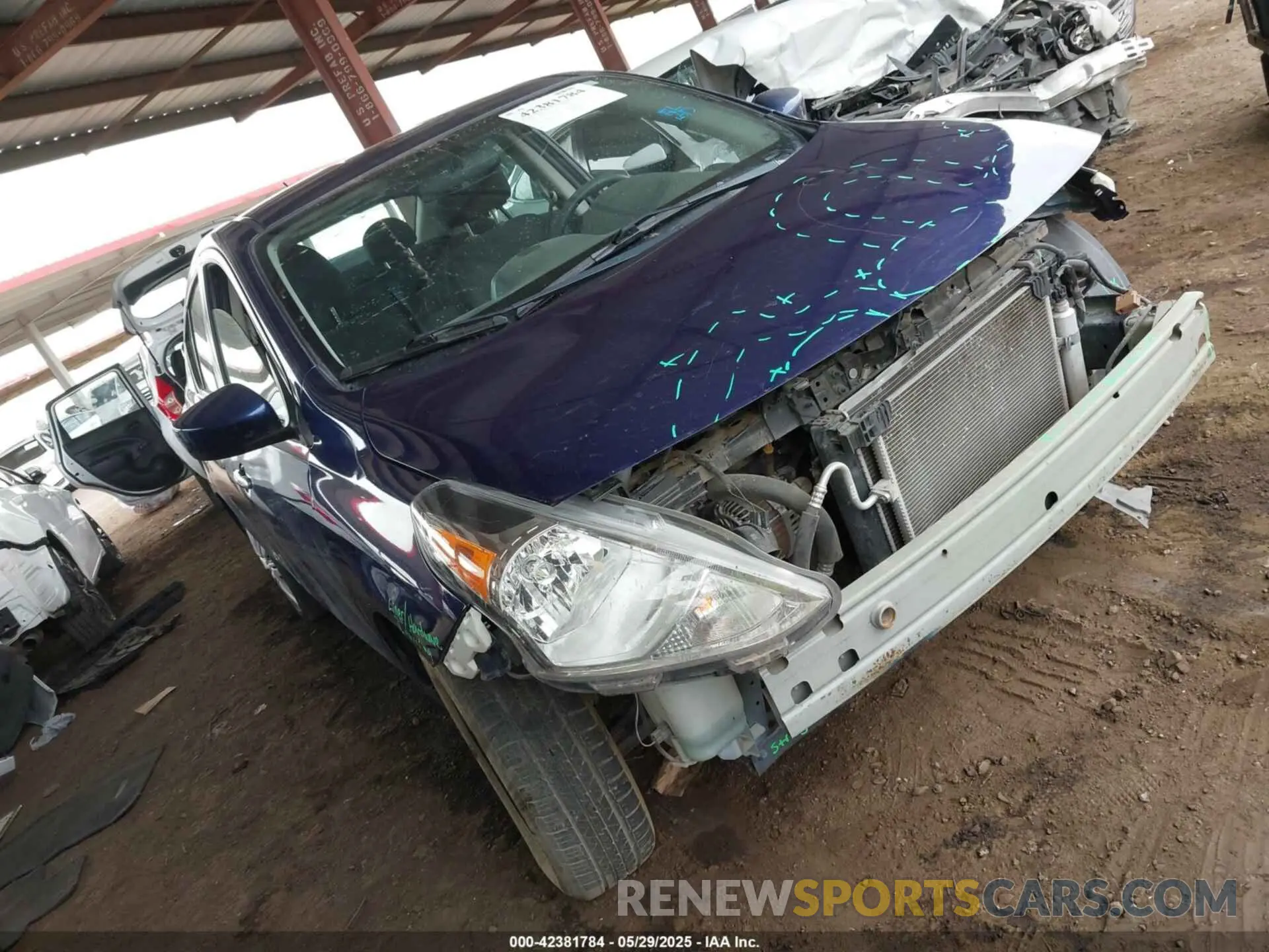 1 Photograph of a damaged car 3N1CN7AP0KL859200 NISSAN VERSA 2019