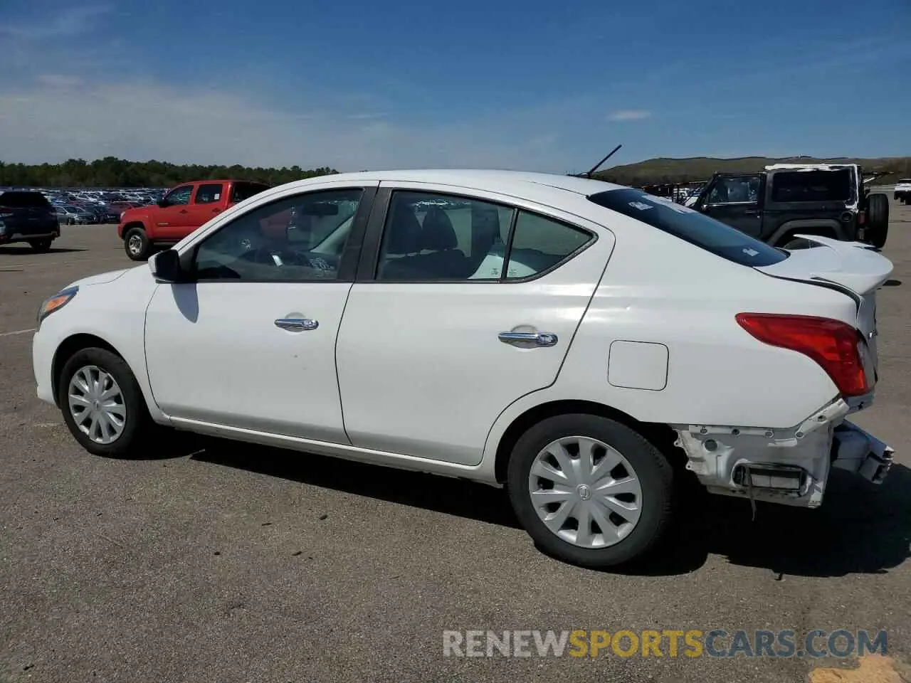 2 Photograph of a damaged car 3N1CN7AP0KL860220 NISSAN VERSA 2019