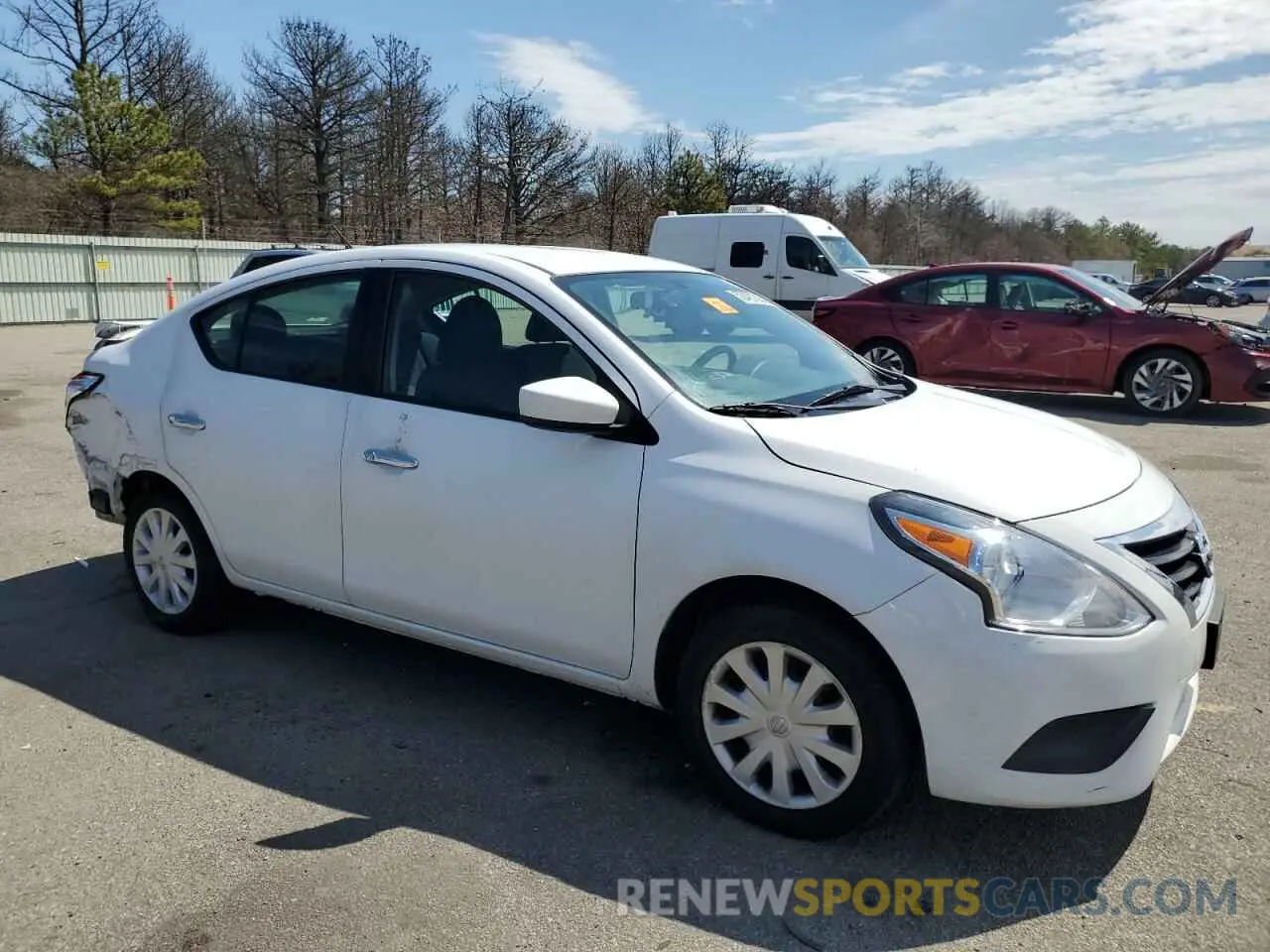 4 Photograph of a damaged car 3N1CN7AP0KL860220 NISSAN VERSA 2019