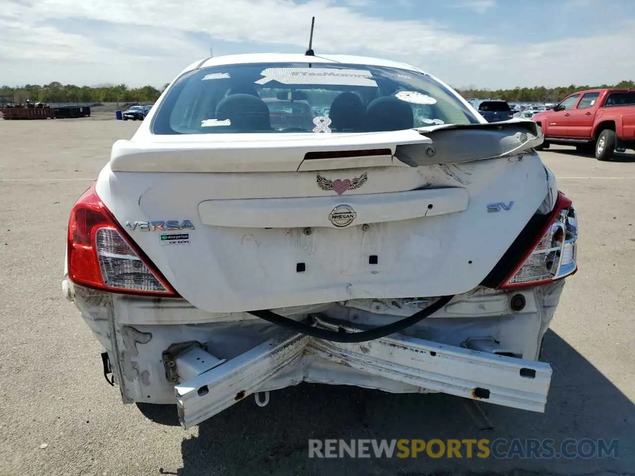 6 Photograph of a damaged car 3N1CN7AP0KL860220 NISSAN VERSA 2019