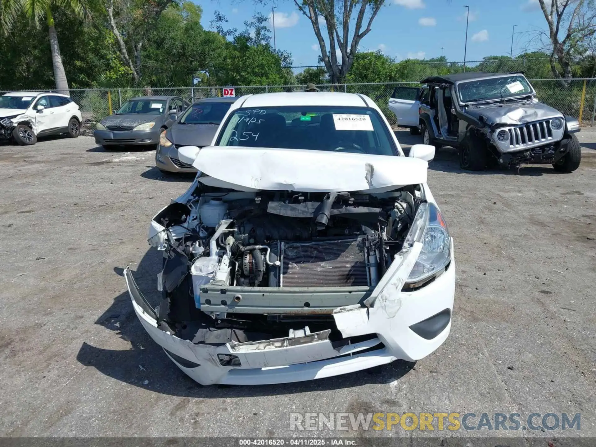 12 Photograph of a damaged car 3N1CN7AP0KL861254 NISSAN VERSA 2019