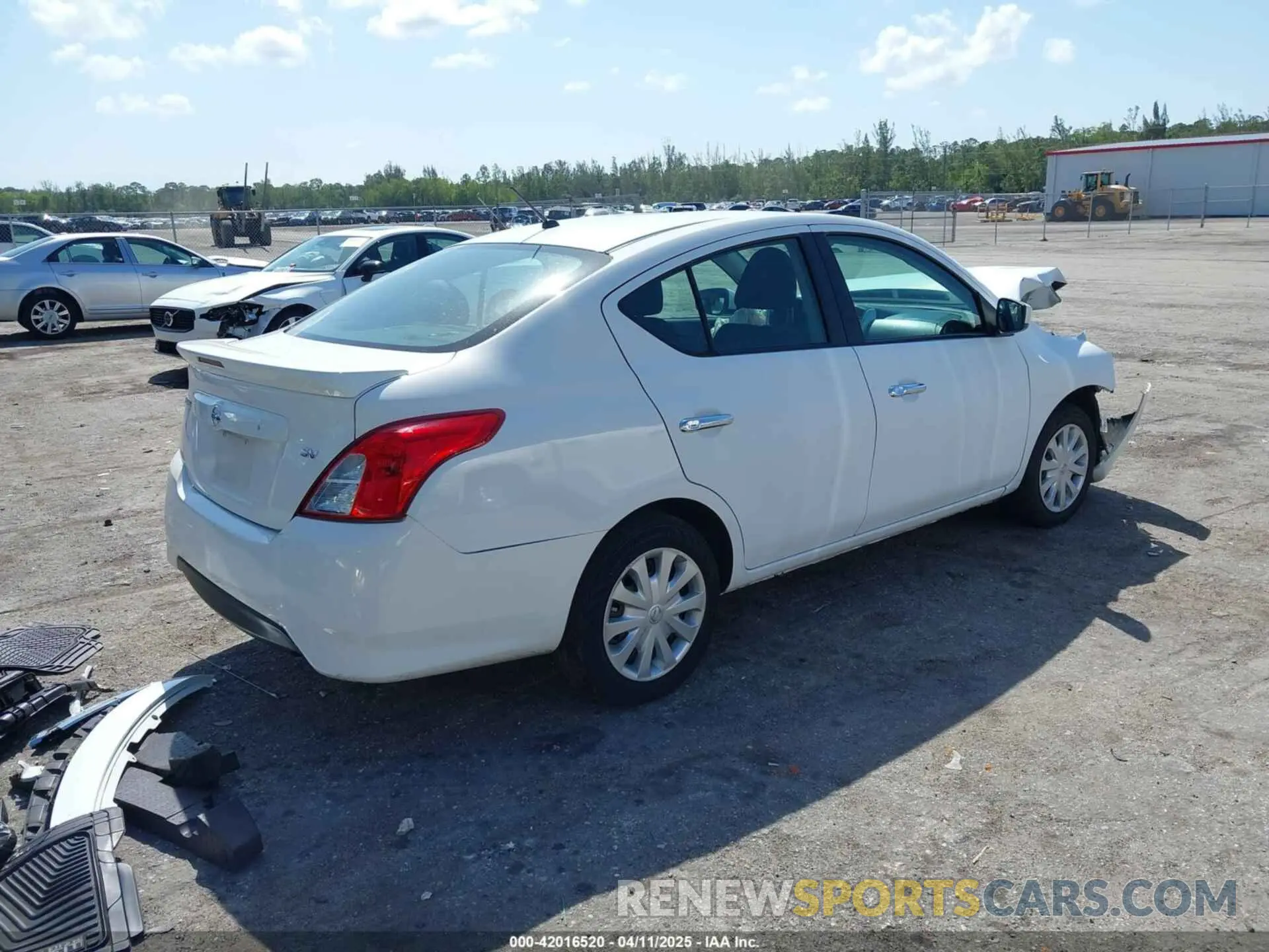 4 Photograph of a damaged car 3N1CN7AP0KL861254 NISSAN VERSA 2019