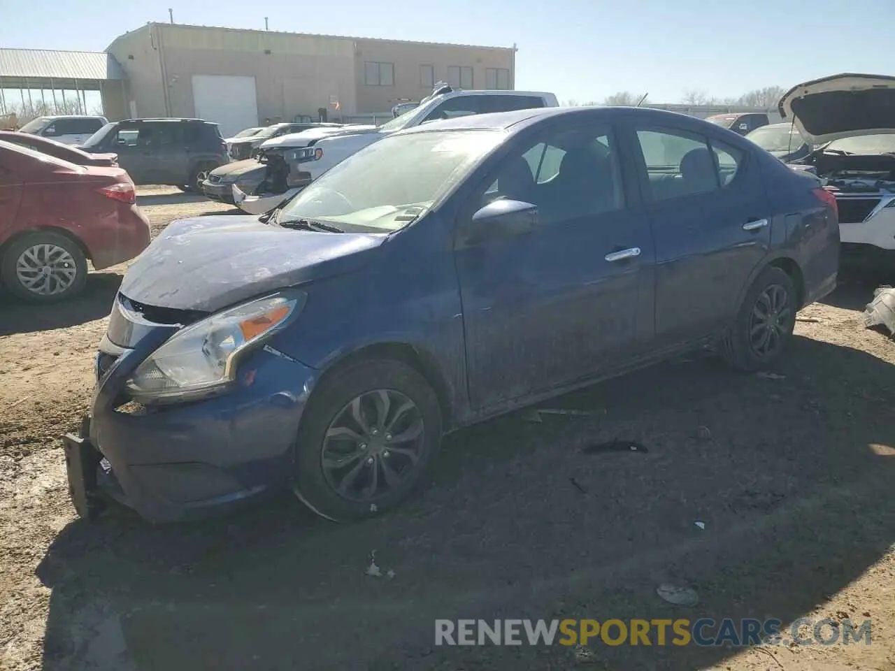 1 Photograph of a damaged car 3N1CN7AP0KL862291 NISSAN VERSA 2019