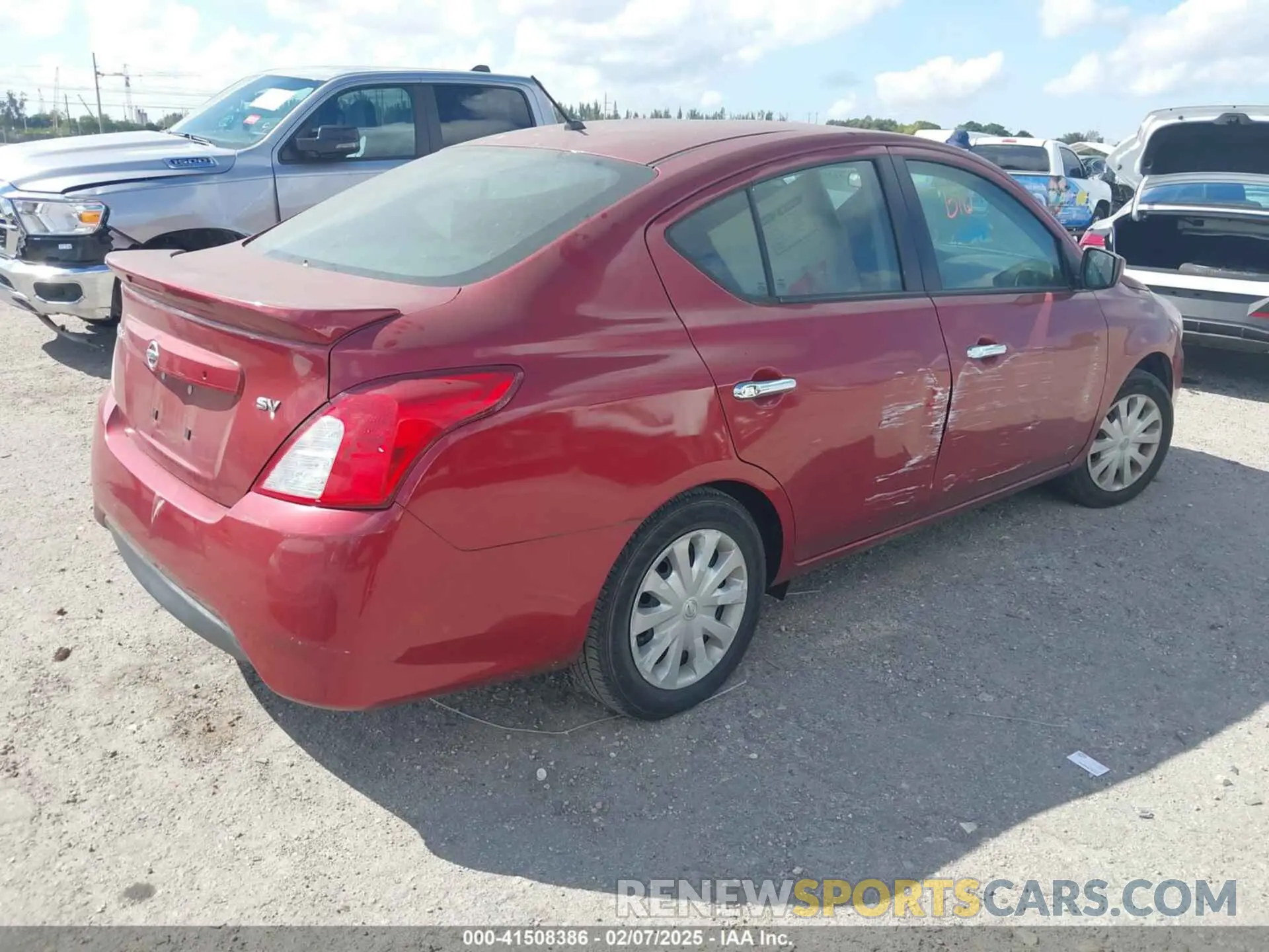 4 Photograph of a damaged car 3N1CN7AP0KL867880 NISSAN VERSA 2019