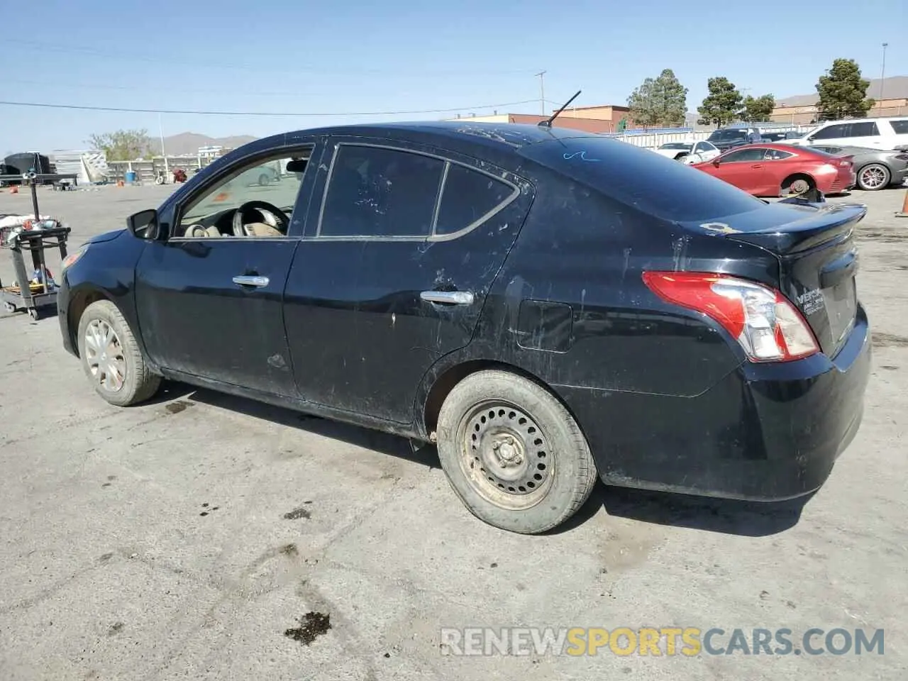 2 Photograph of a damaged car 3N1CN7AP0KL870200 NISSAN VERSA 2019