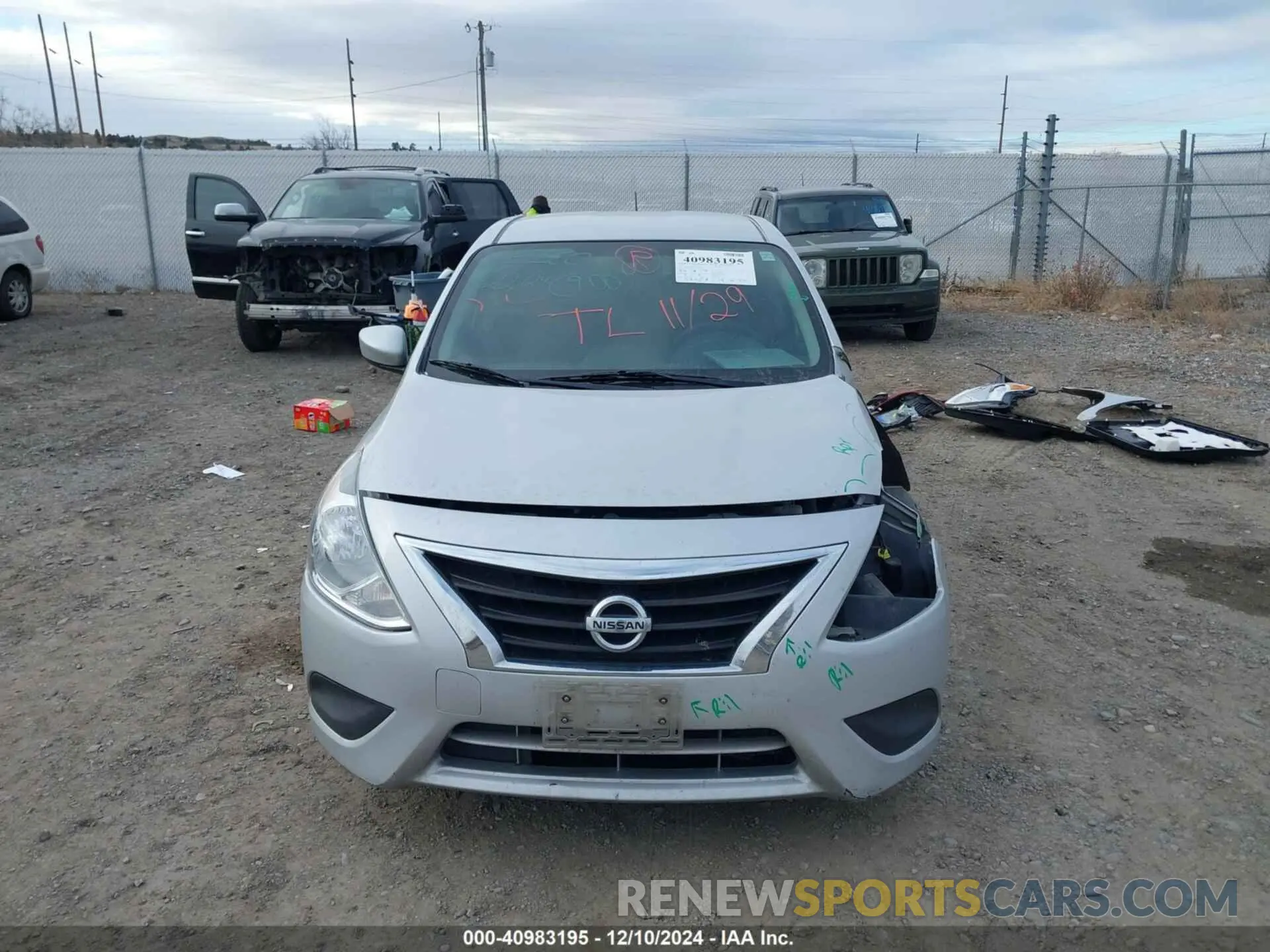 13 Photograph of a damaged car 3N1CN7AP0KL872741 NISSAN VERSA 2019