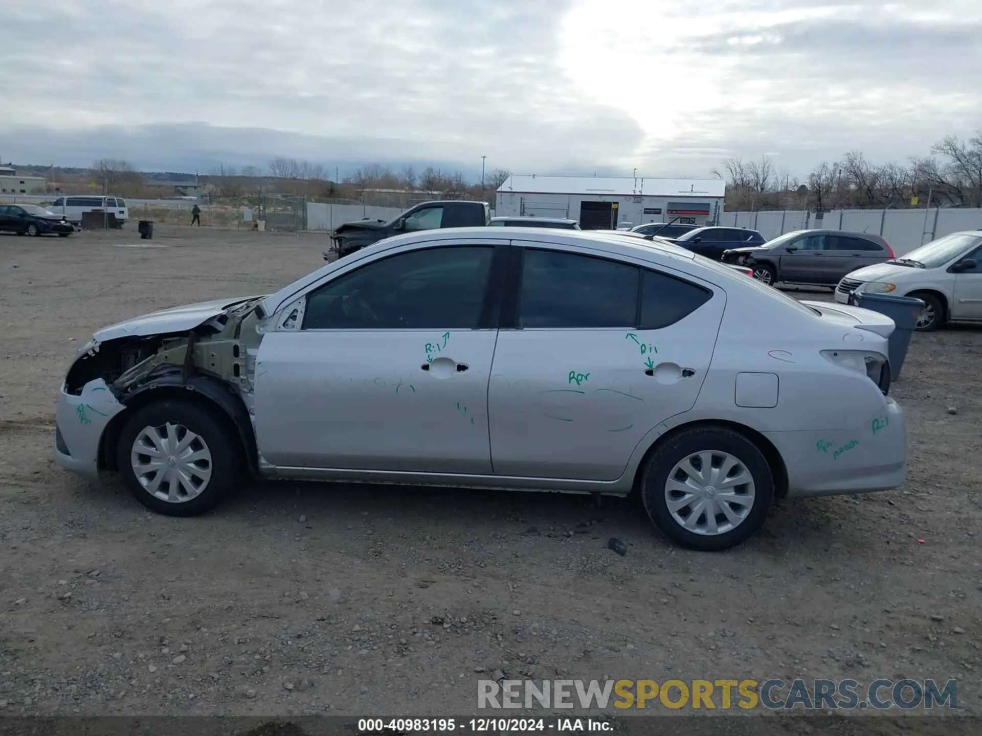 15 Photograph of a damaged car 3N1CN7AP0KL872741 NISSAN VERSA 2019