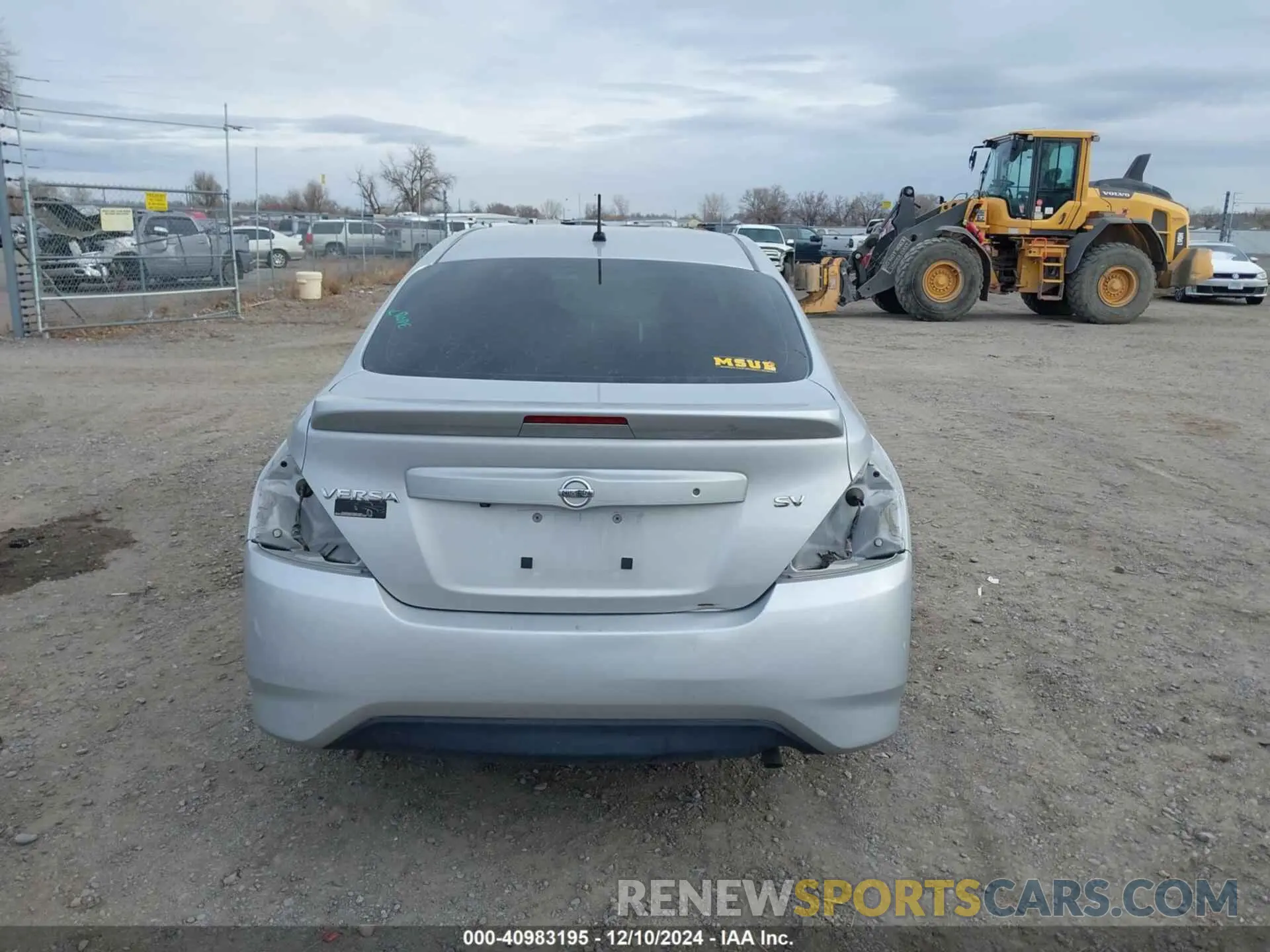 17 Photograph of a damaged car 3N1CN7AP0KL872741 NISSAN VERSA 2019