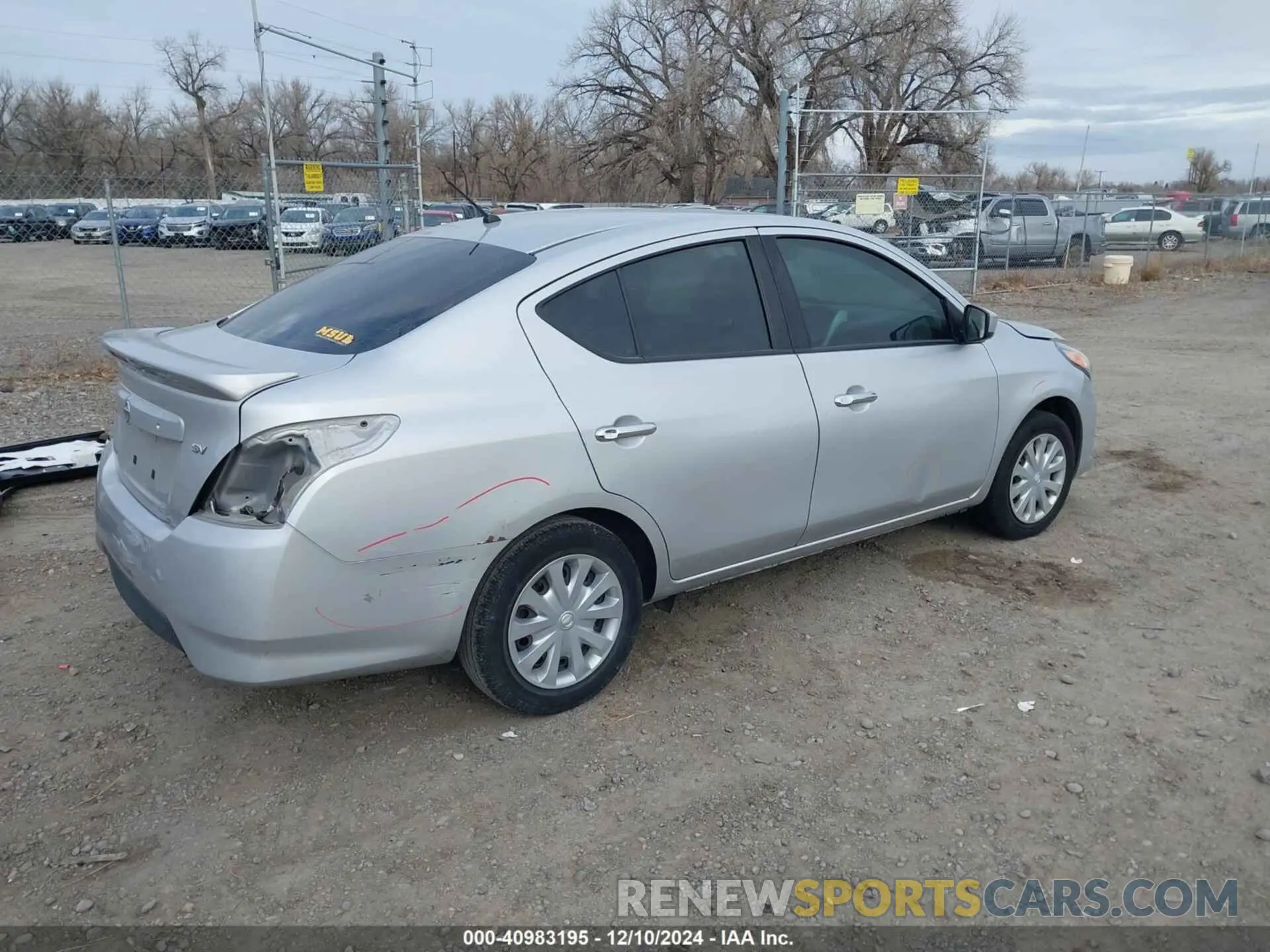 4 Photograph of a damaged car 3N1CN7AP0KL872741 NISSAN VERSA 2019