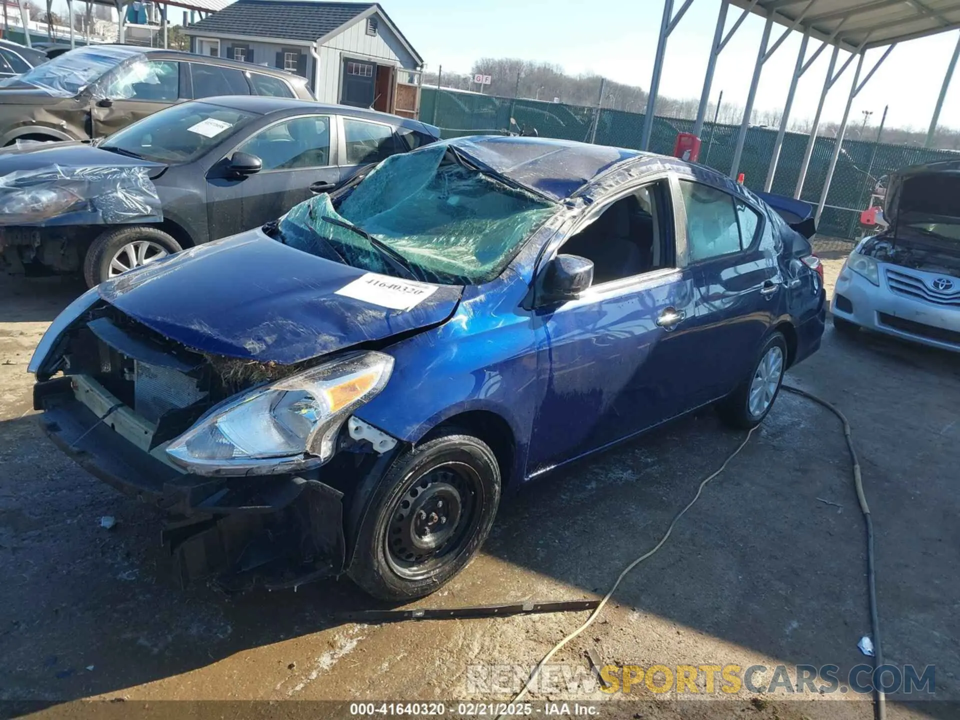 2 Photograph of a damaged car 3N1CN7AP0KL878040 NISSAN VERSA 2019
