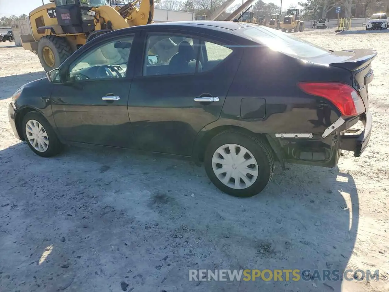 2 Photograph of a damaged car 3N1CN7AP1KL803055 NISSAN VERSA 2019
