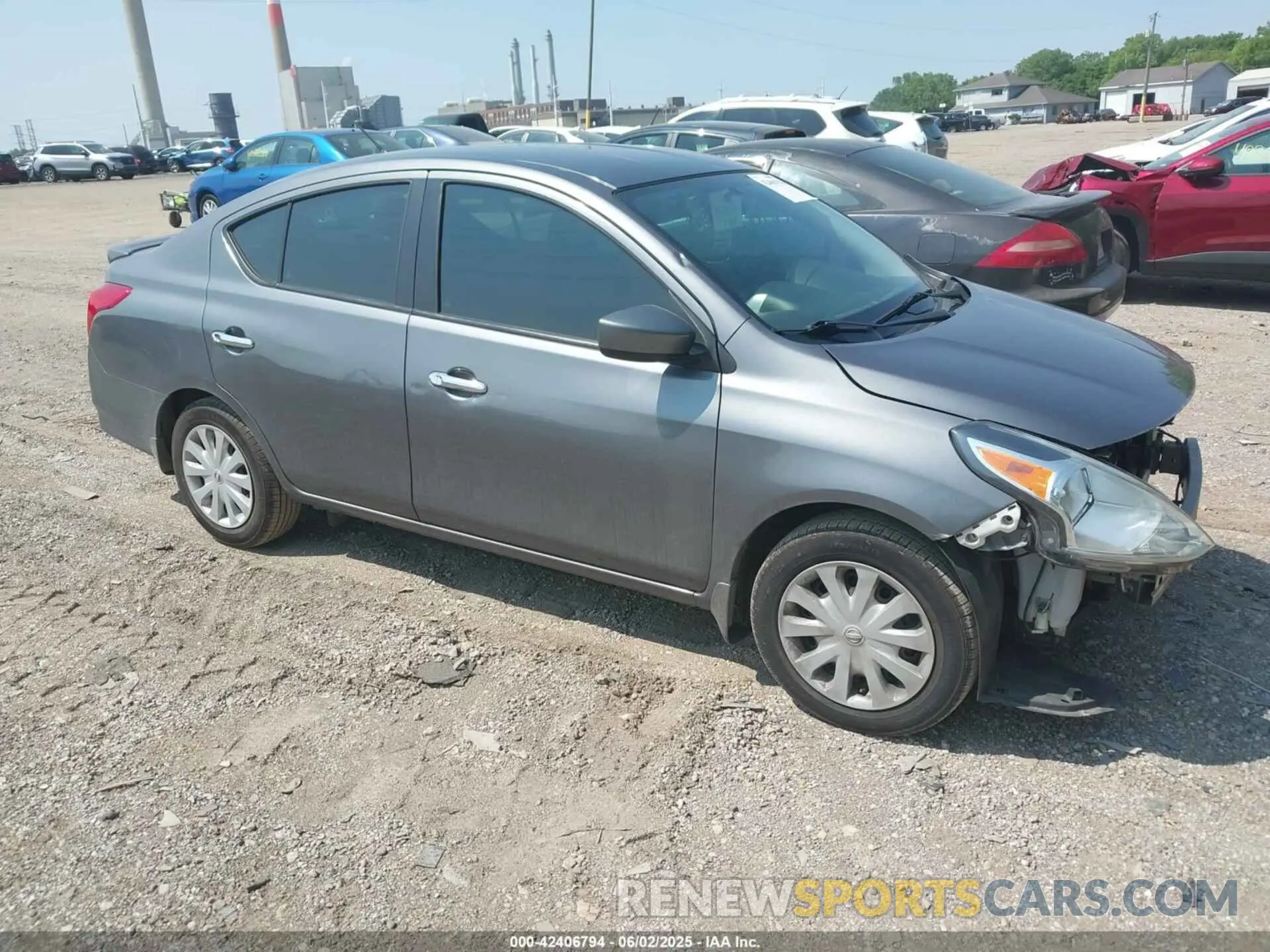 1 Photograph of a damaged car 3N1CN7AP1KL817361 NISSAN VERSA 2019