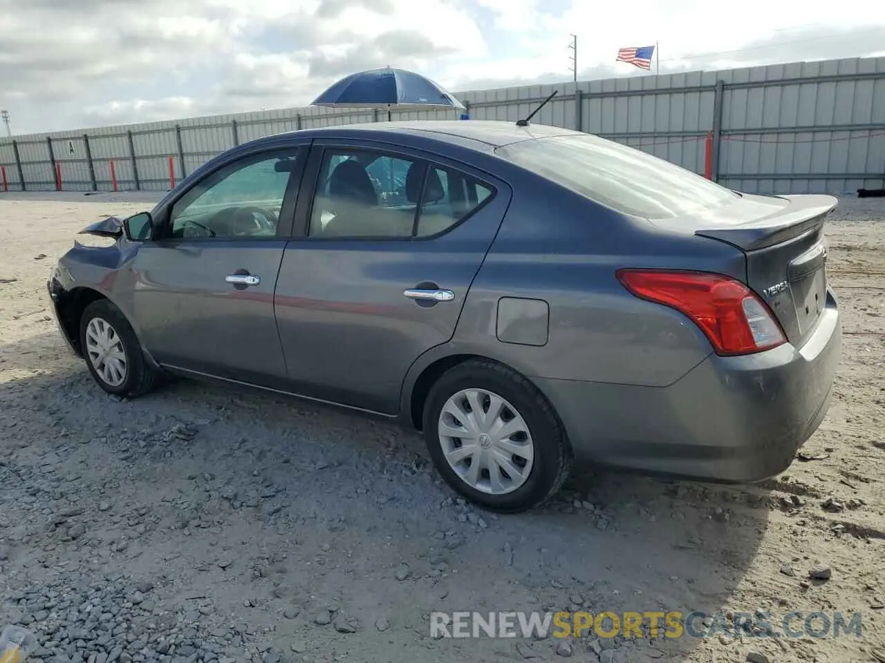 2 Photograph of a damaged car 3N1CN7AP1KL819742 NISSAN VERSA 2019