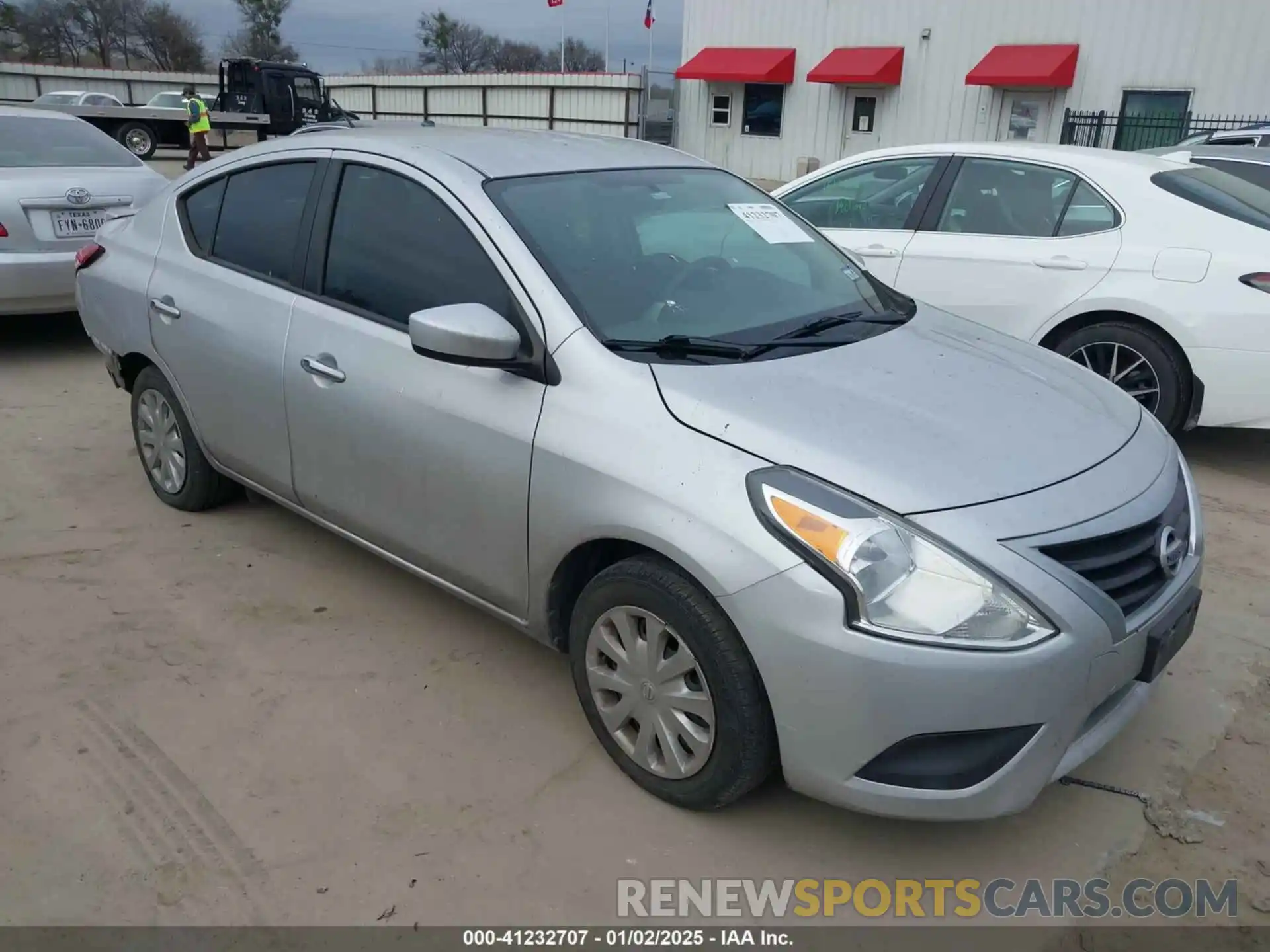 1 Photograph of a damaged car 3N1CN7AP1KL834354 NISSAN VERSA 2019