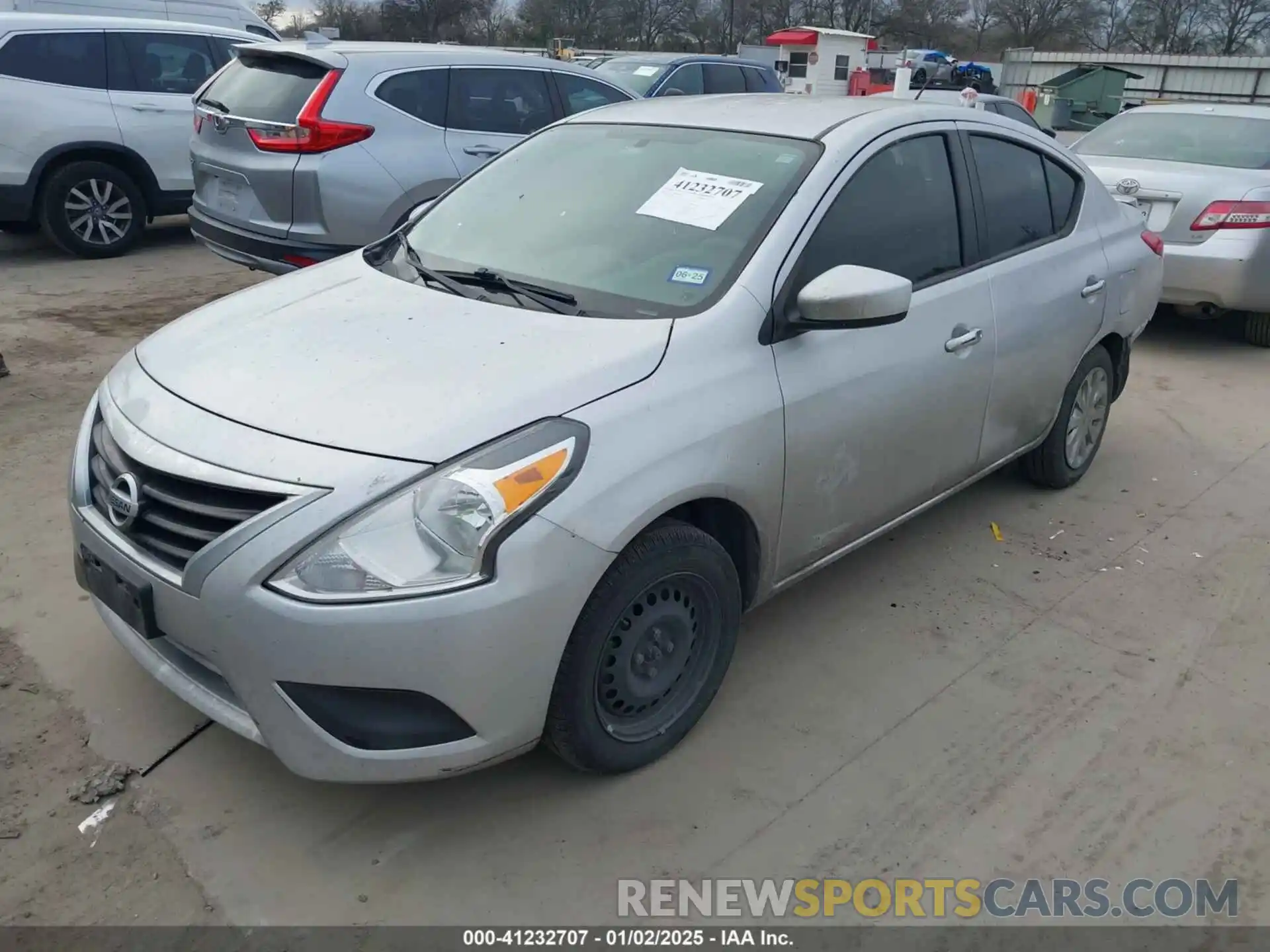 2 Photograph of a damaged car 3N1CN7AP1KL834354 NISSAN VERSA 2019