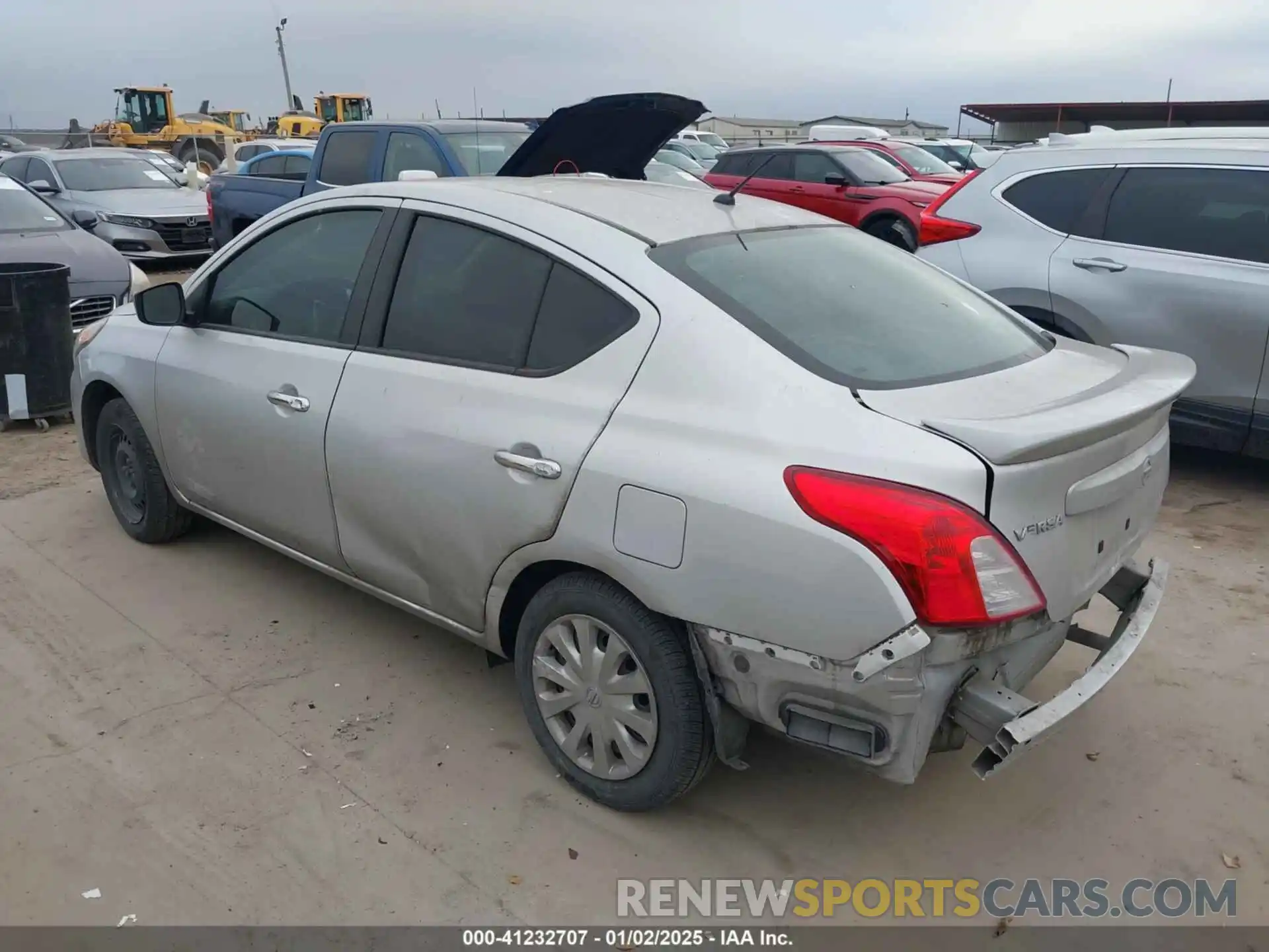 3 Photograph of a damaged car 3N1CN7AP1KL834354 NISSAN VERSA 2019