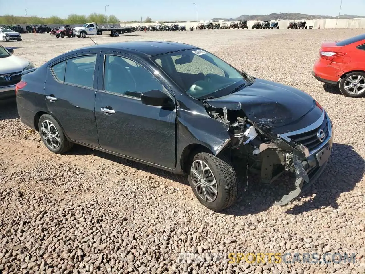 4 Photograph of a damaged car 3N1CN7AP1KL840977 NISSAN VERSA 2019