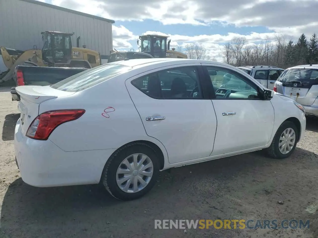 3 Photograph of a damaged car 3N1CN7AP1KL841658 NISSAN VERSA 2019