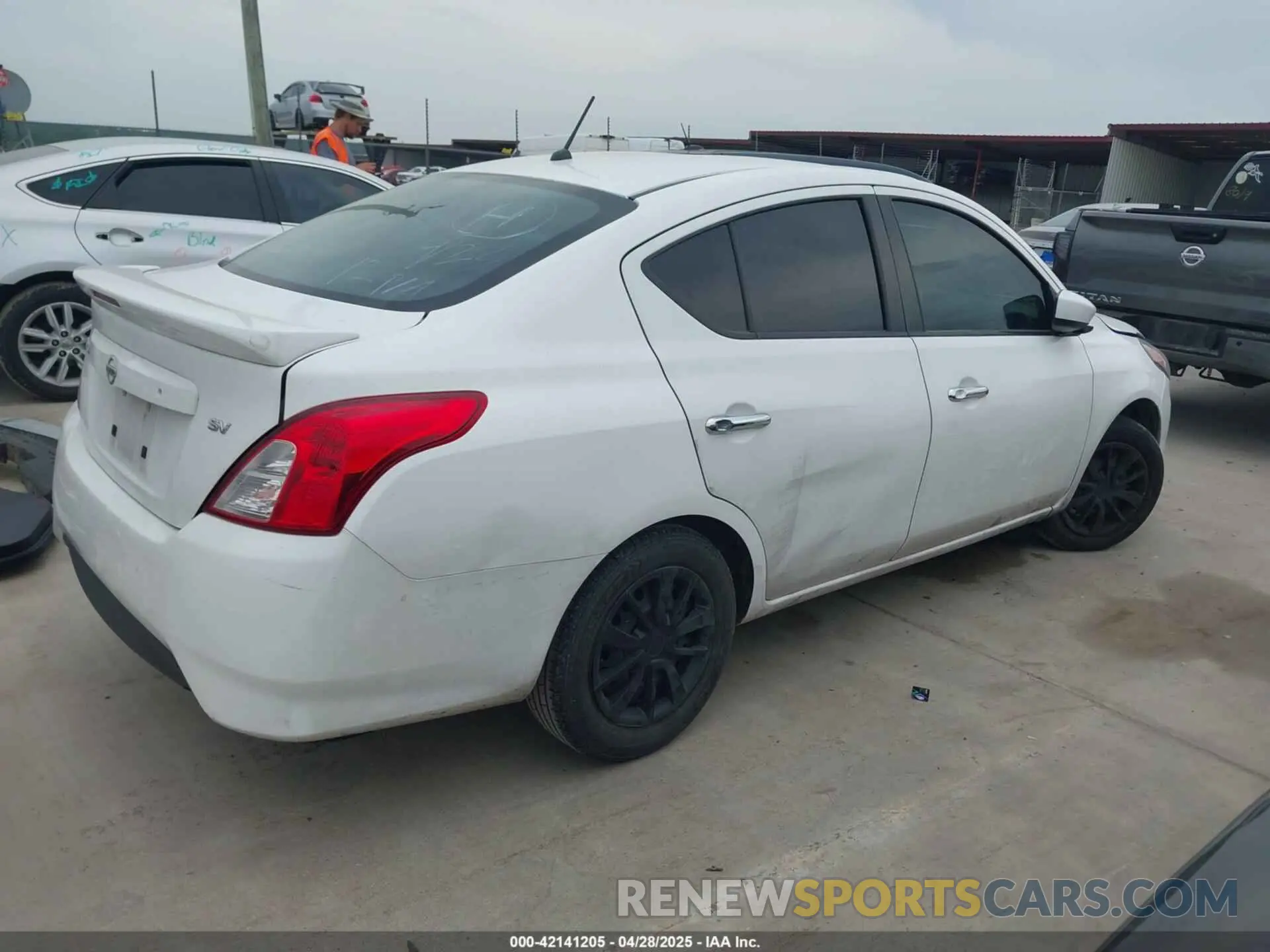 4 Photograph of a damaged car 3N1CN7AP1KL841983 NISSAN VERSA 2019