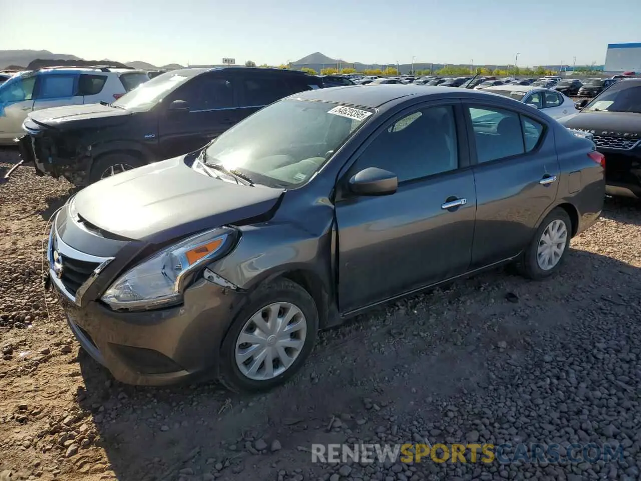 1 Photograph of a damaged car 3N1CN7AP1KL842003 NISSAN VERSA 2019
