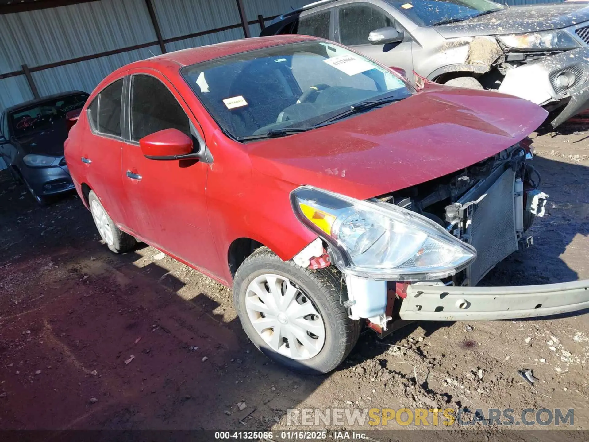 1 Photograph of a damaged car 3N1CN7AP1KL849551 NISSAN VERSA 2019