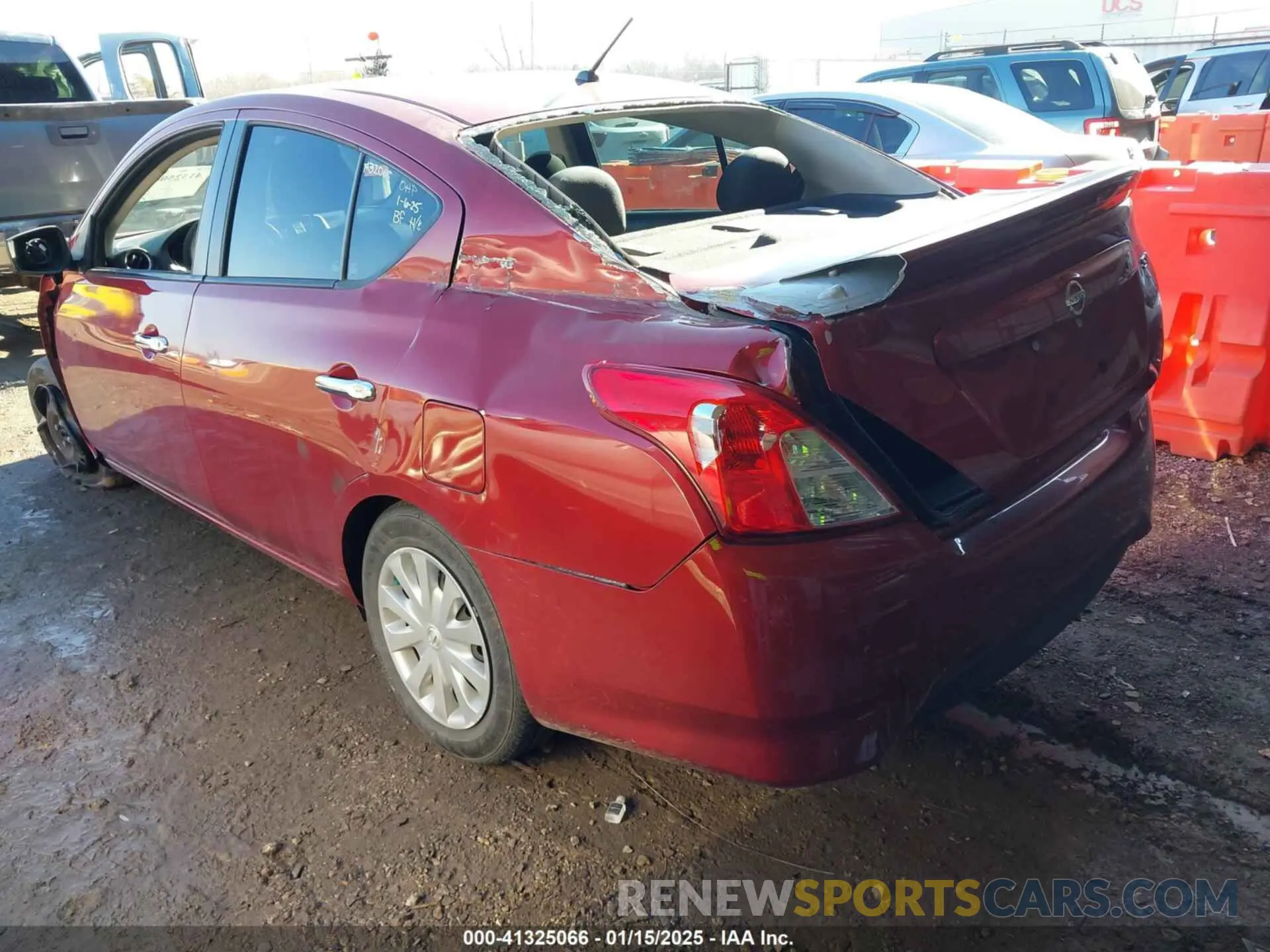 3 Photograph of a damaged car 3N1CN7AP1KL849551 NISSAN VERSA 2019
