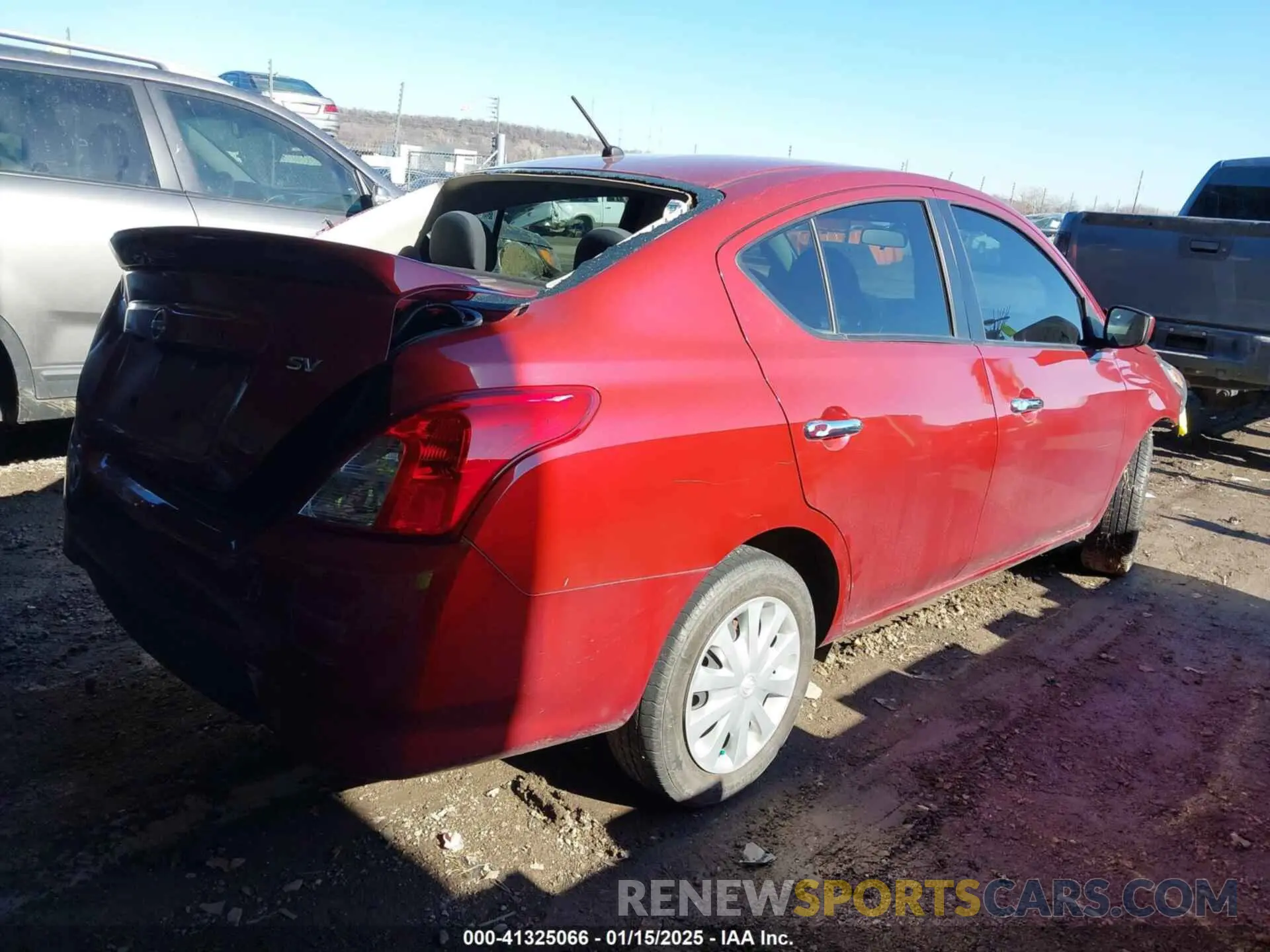4 Photograph of a damaged car 3N1CN7AP1KL849551 NISSAN VERSA 2019