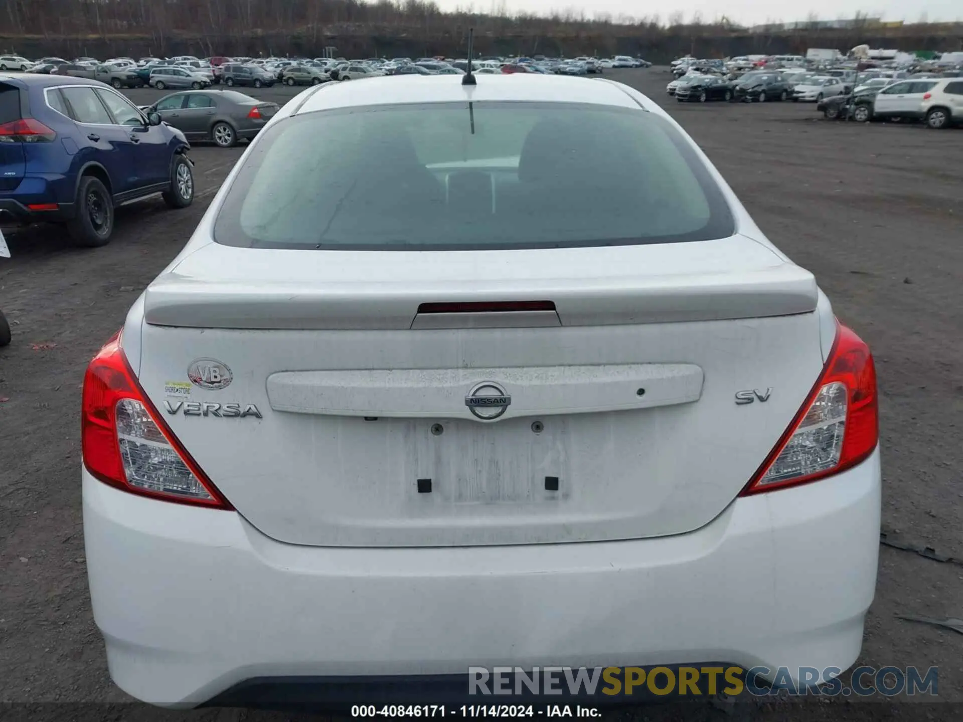 16 Photograph of a damaged car 3N1CN7AP1KL851669 NISSAN VERSA 2019