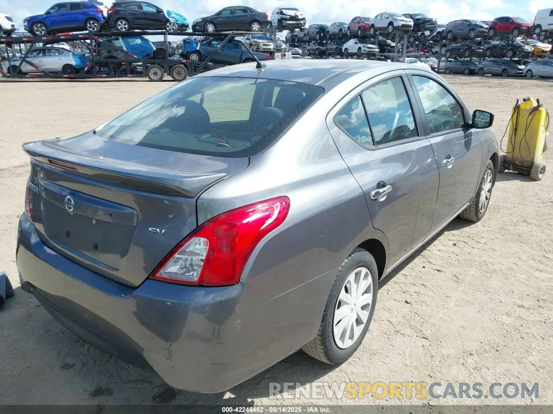 4 Photograph of a damaged car 3N1CN7AP1KL852367 NISSAN VERSA 2019