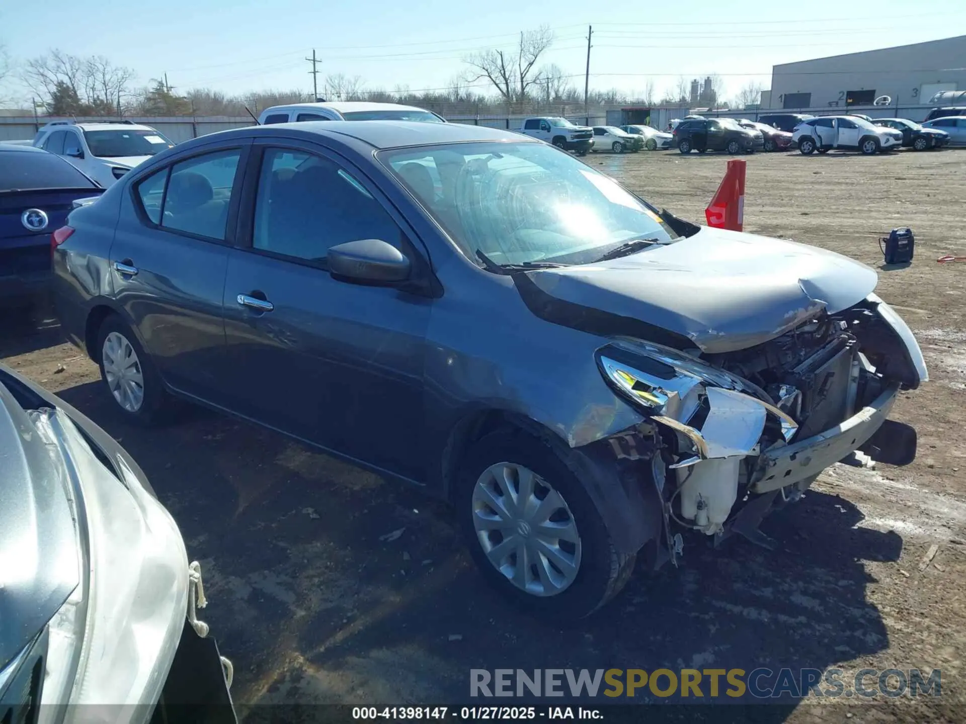 1 Photograph of a damaged car 3N1CN7AP1KL863515 NISSAN VERSA 2019