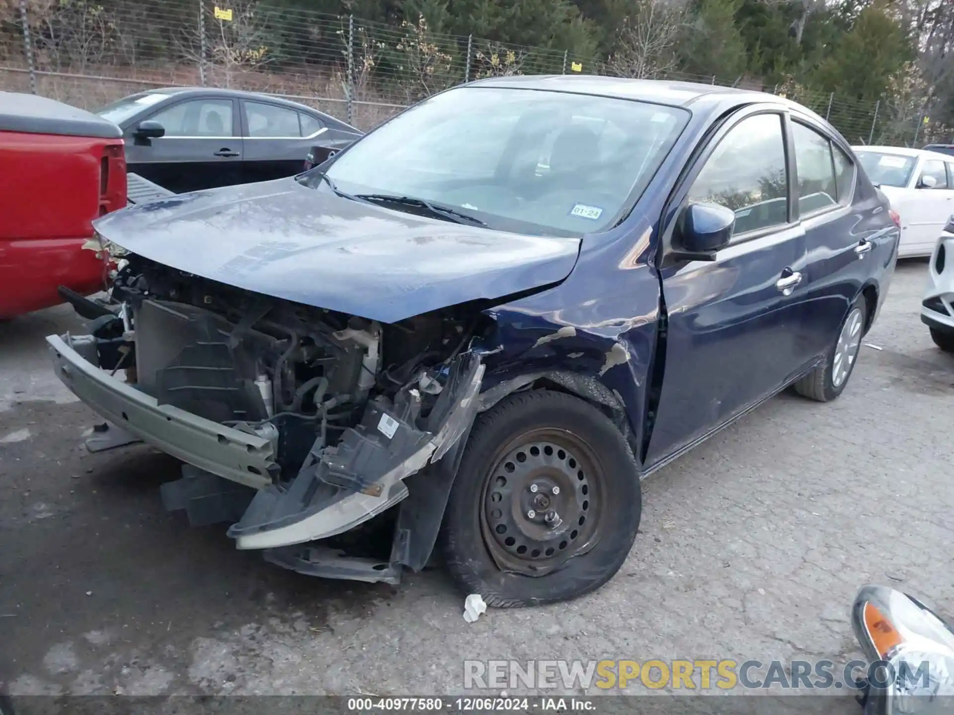 2 Photograph of a damaged car 3N1CN7AP1KL864308 NISSAN VERSA 2019