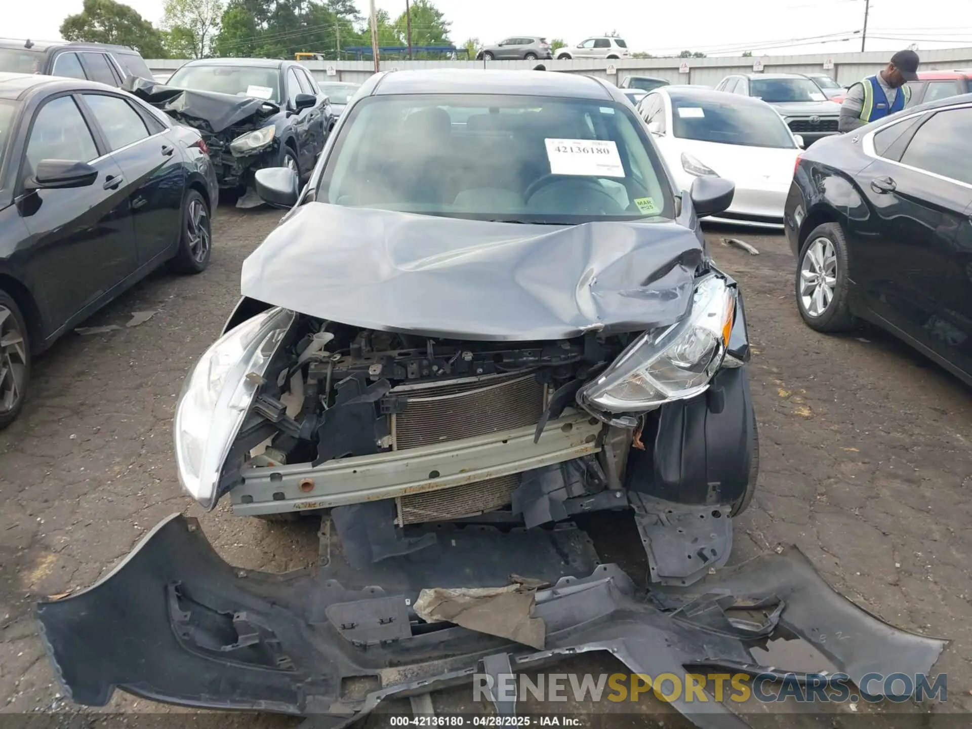12 Photograph of a damaged car 3N1CN7AP1KL869816 NISSAN VERSA 2019