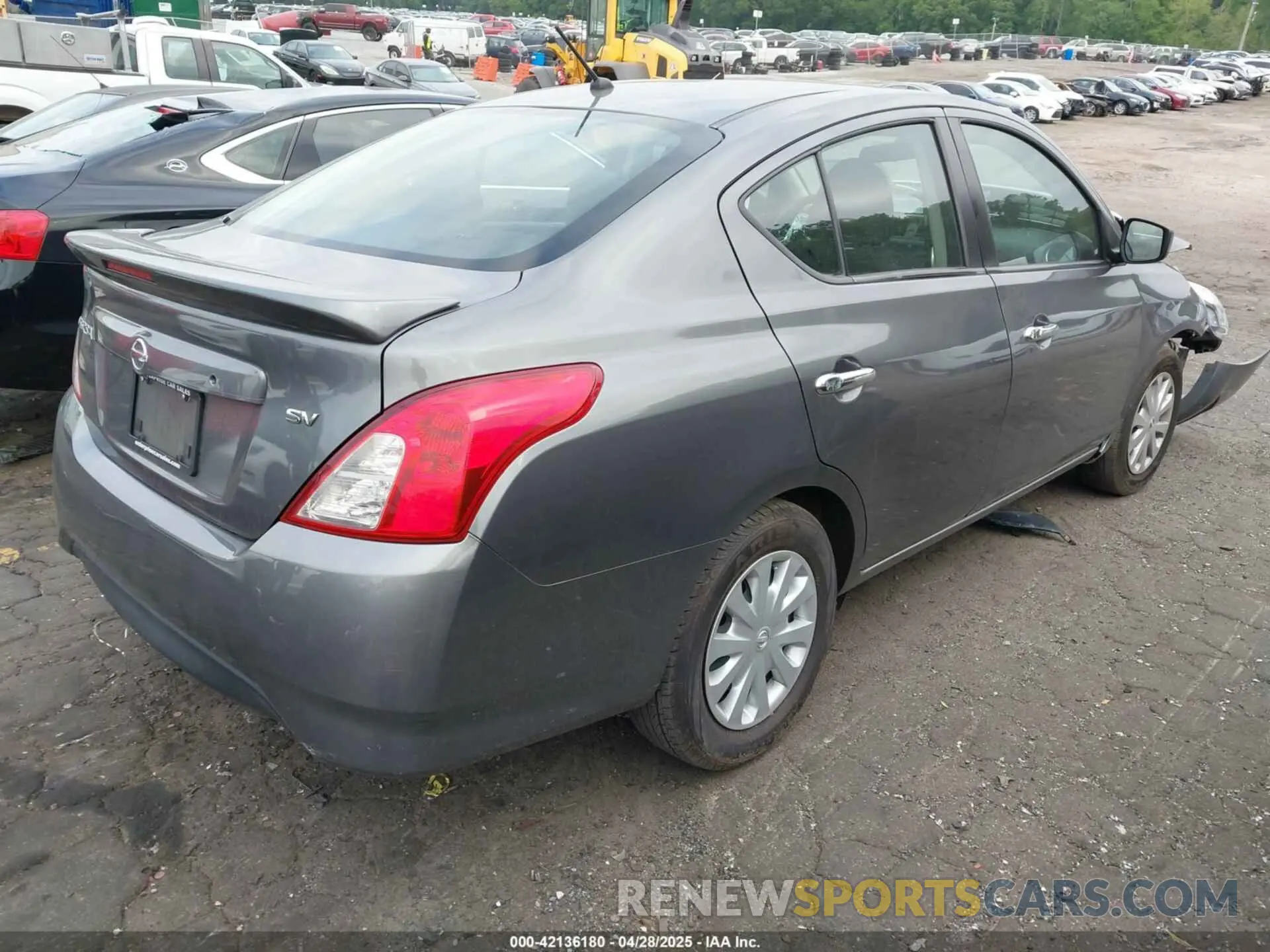 4 Photograph of a damaged car 3N1CN7AP1KL869816 NISSAN VERSA 2019